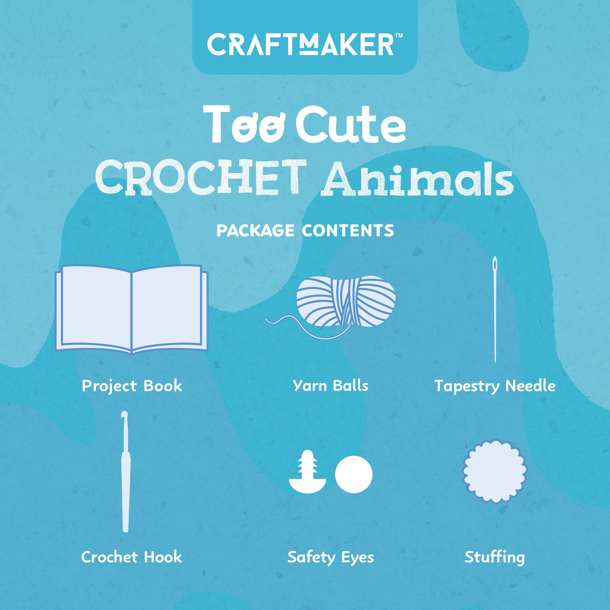 Craft Maker Too Cute Crochet Kit