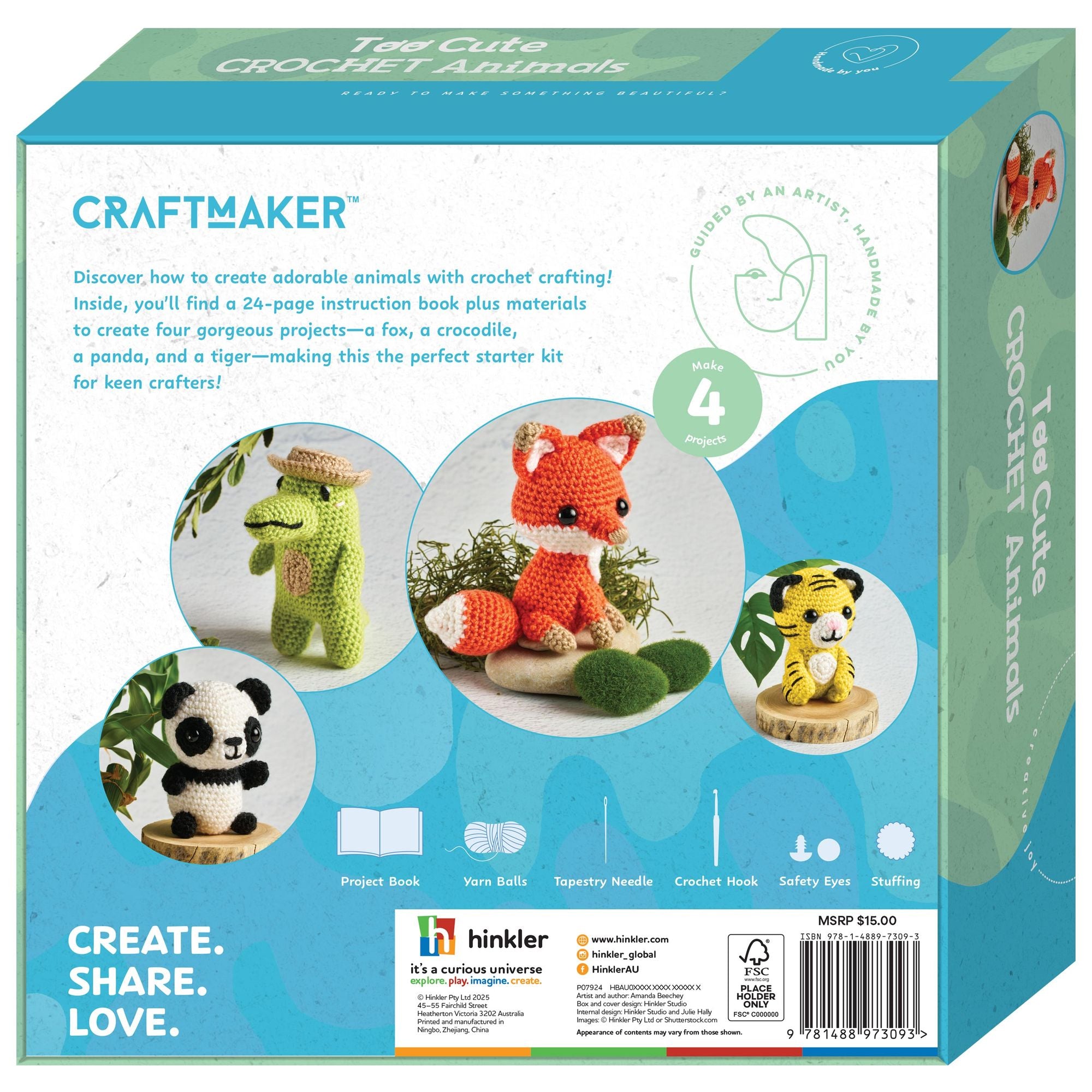 Craft Maker Too Cute Crochet Kit