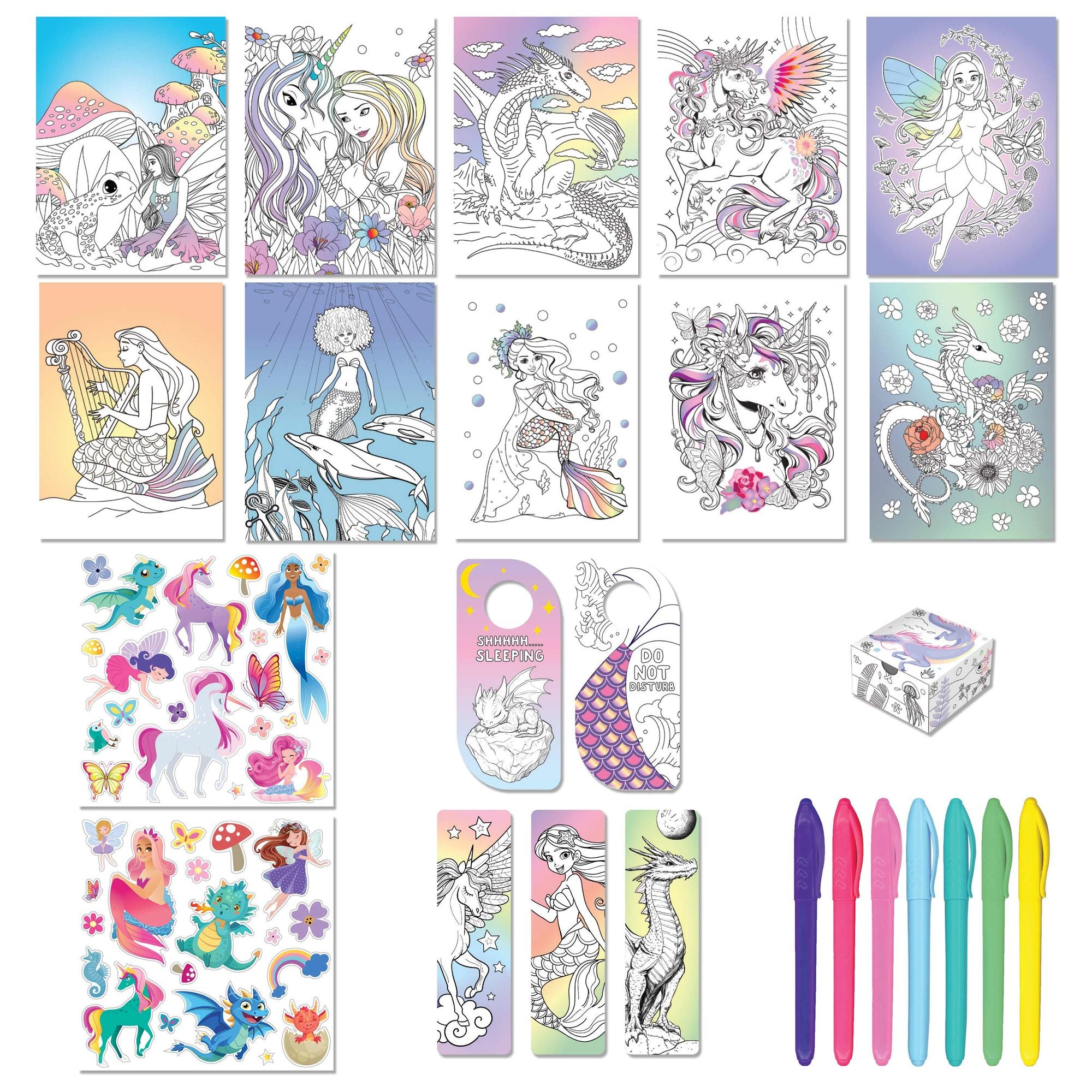 Kaleidoscope Pop Velvet Magical Creatures Carry Case