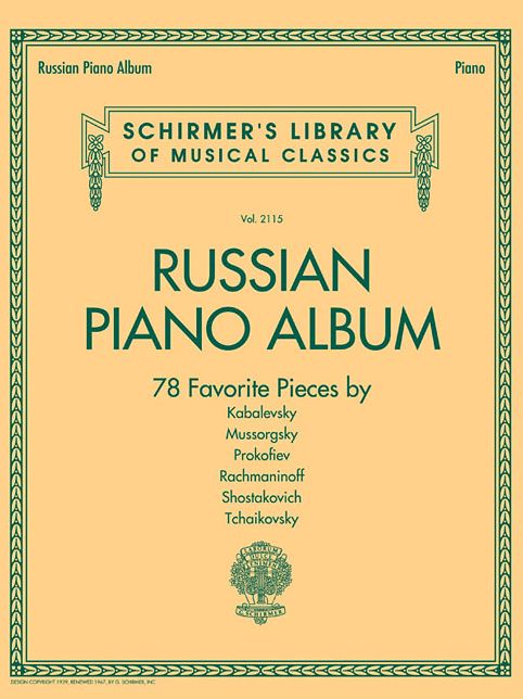 Russian Piano Album: Schirmer Library of Classics Volume 2115