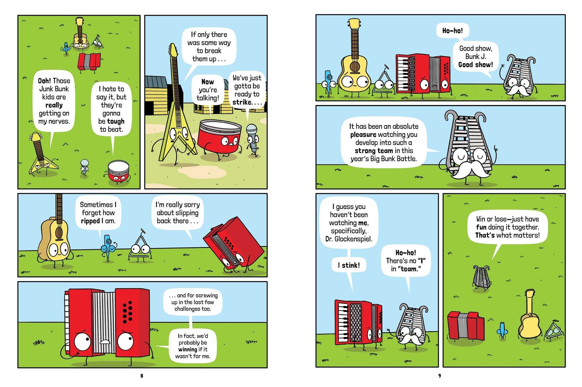 Band Camp! 2: Out of Sync (Band Camp! #2)(A Little Bee Graphic Novel Series for Kids)
