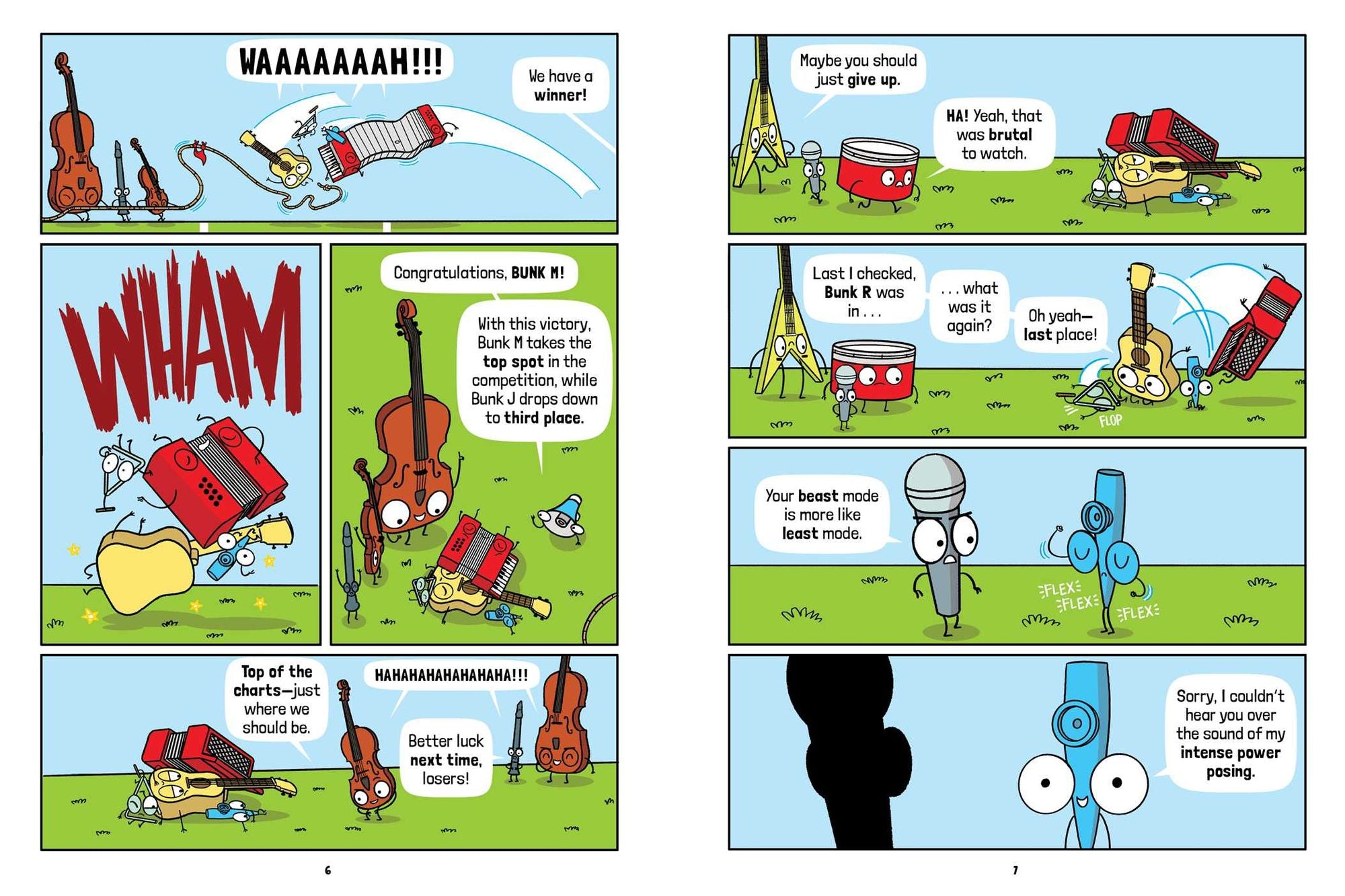 Band Camp! 2: Out of Sync (Band Camp! #2)(A Little Bee Graphic Novel Series for Kids)