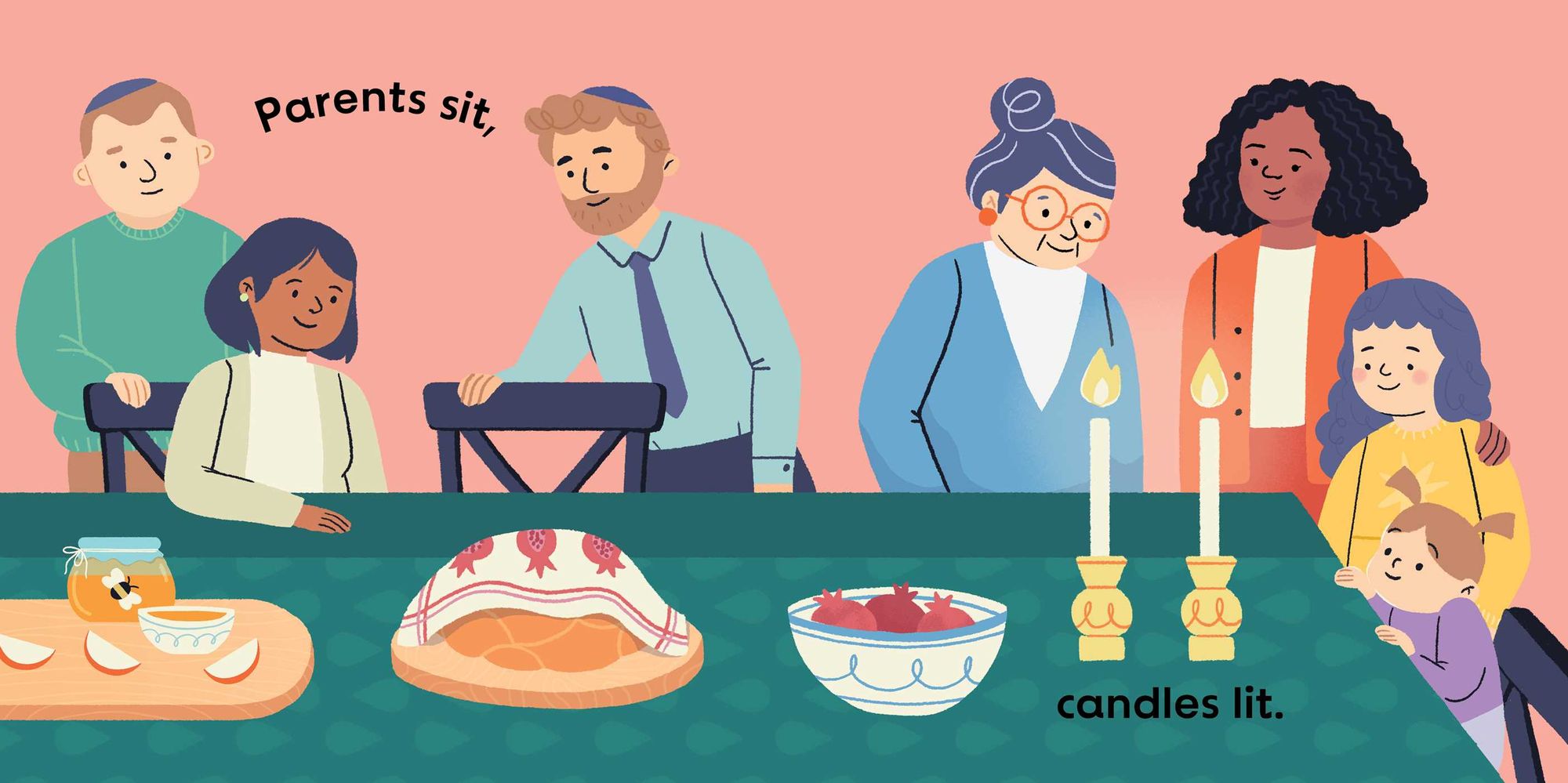 Rosh Hashanah: New Year, Gather Near (An Our Neighborhood Series Board Book for Toddlers Celebrating Judaism)