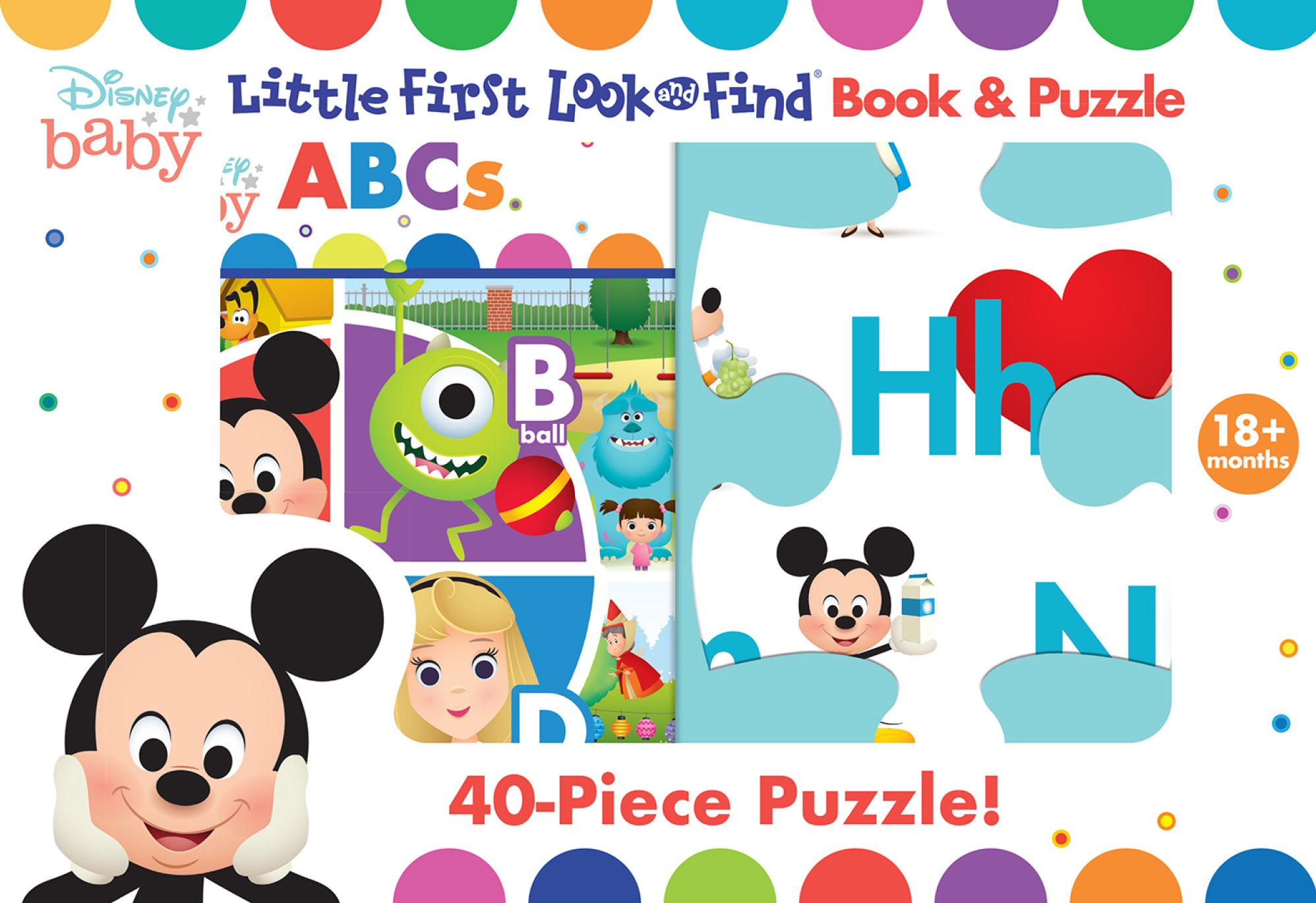 Disney Baby: Little First Look and Find Book & Puzzle