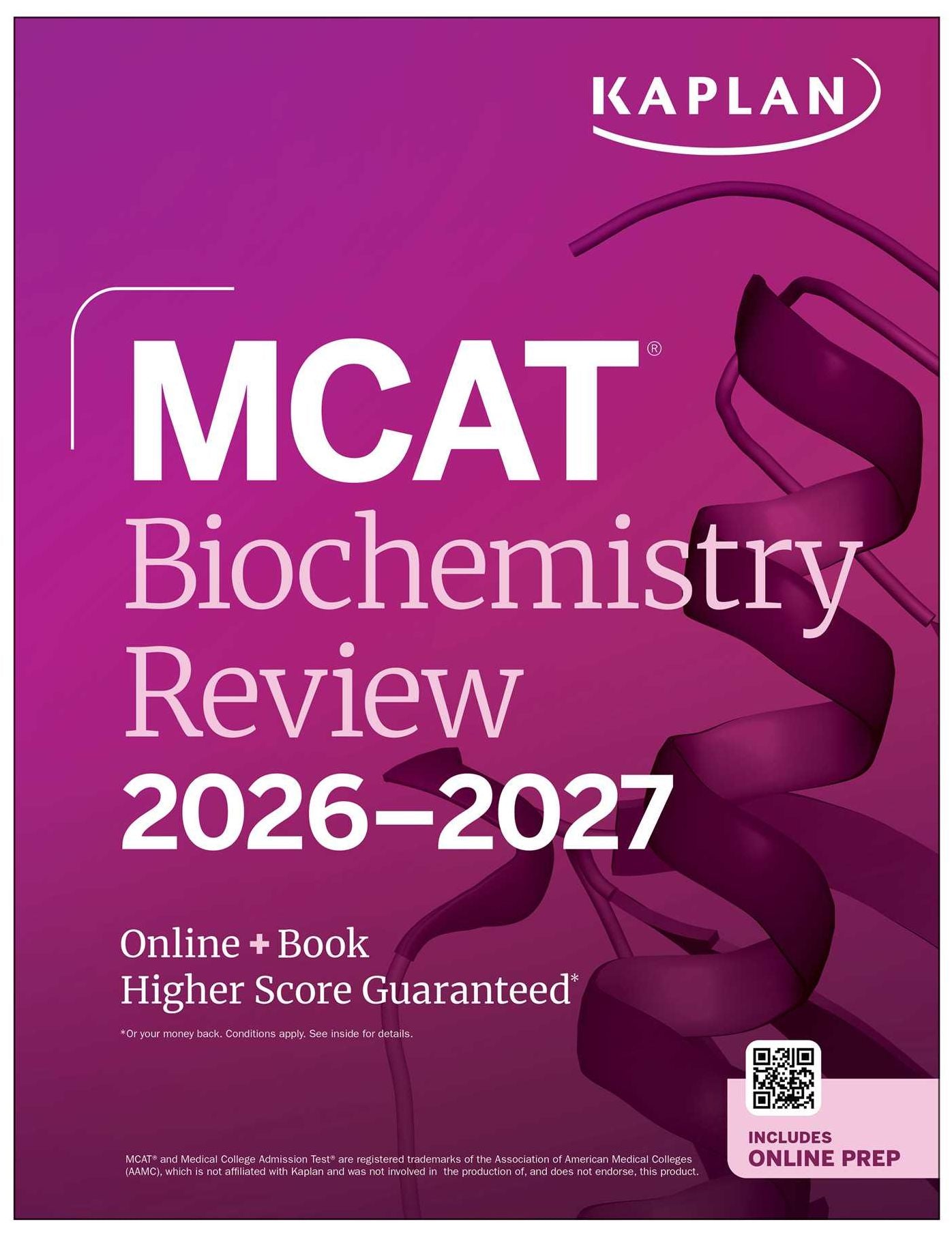 MCAT Biochemistry Review 2026-2027: Online + Book