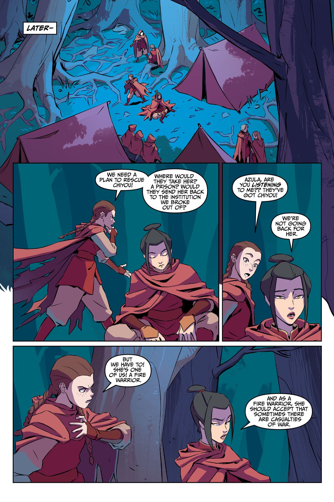 Azula in the Spirit Temple (Avatar: The Last Airbender)