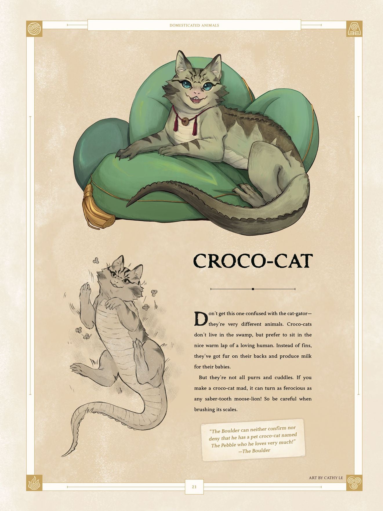 Beasts of the Four Nations: Creatures from Avatar: The Last Airbender and The Legend of Korra