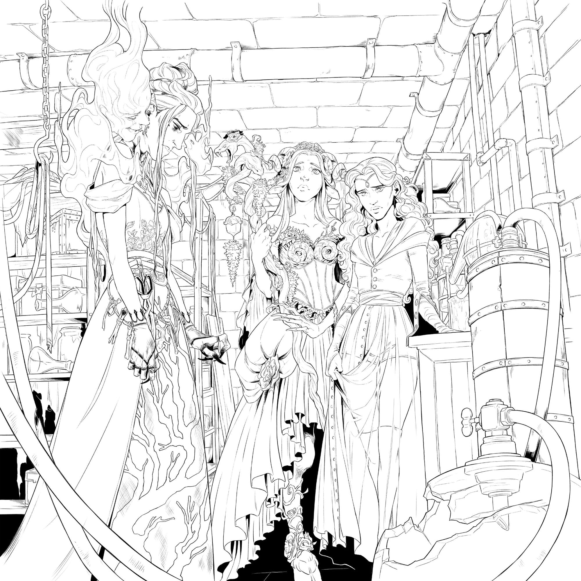 Critical Role: Bells Hells Coloring Book