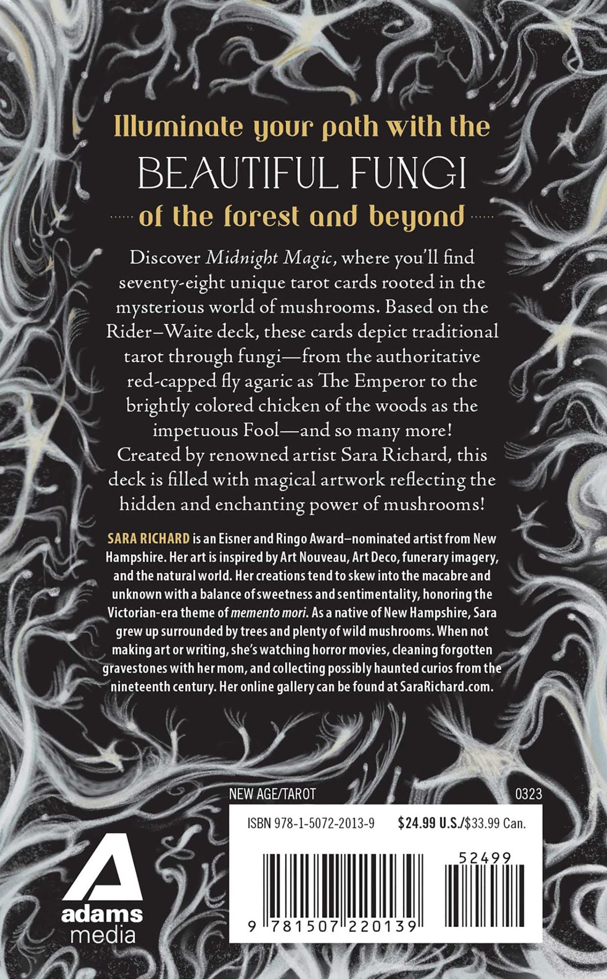 Midnight Magic: A Tarot Deck of Mushrooms