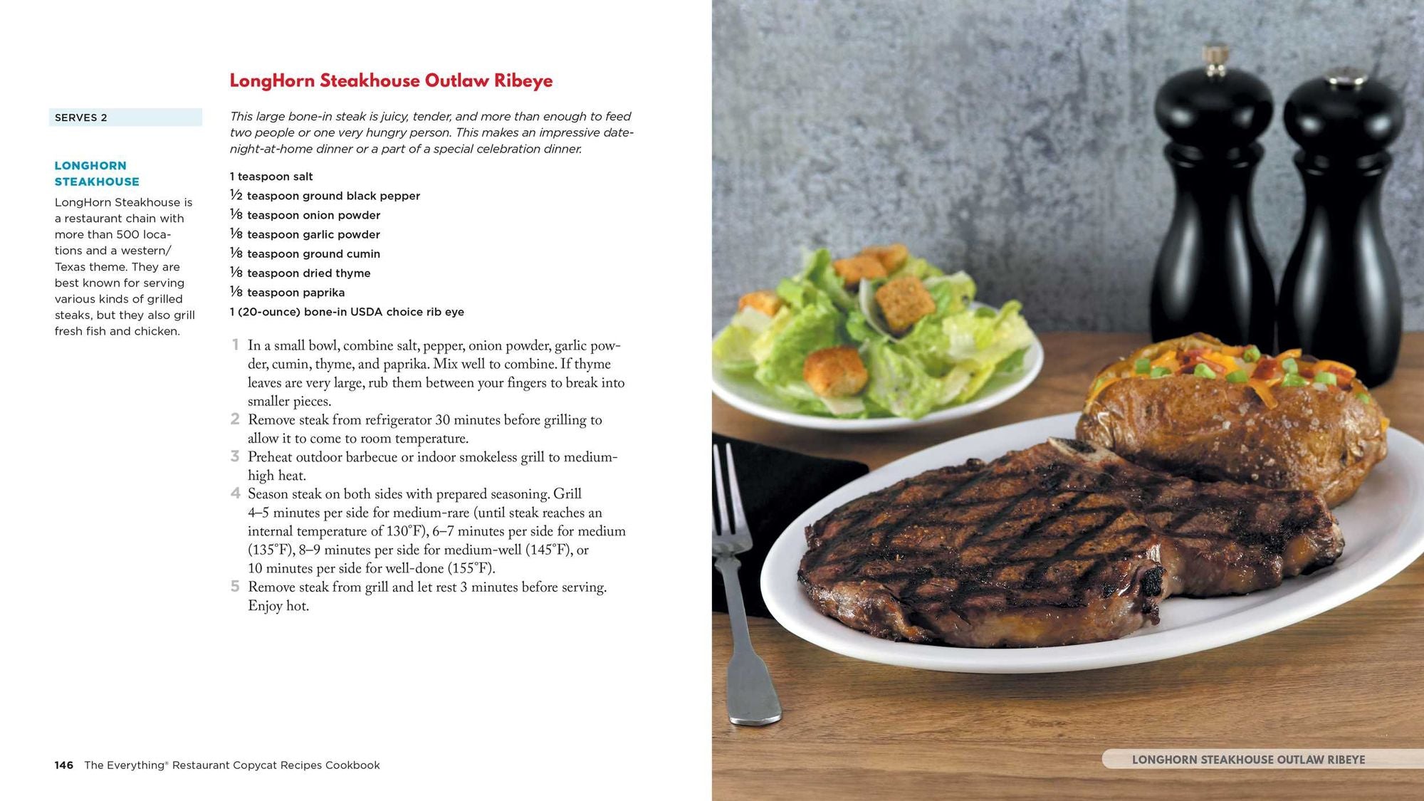 The Everything Restaurant Copycat Recipes Cookbook: 200 Easy Recipes to Re-Create Your Favorite Restaurant Dishes at Home