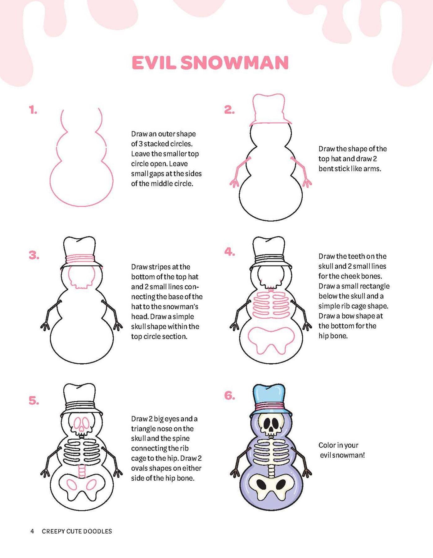 Creepy Cute Doodles: How to Draw 100 Sweet & Spooky Designs