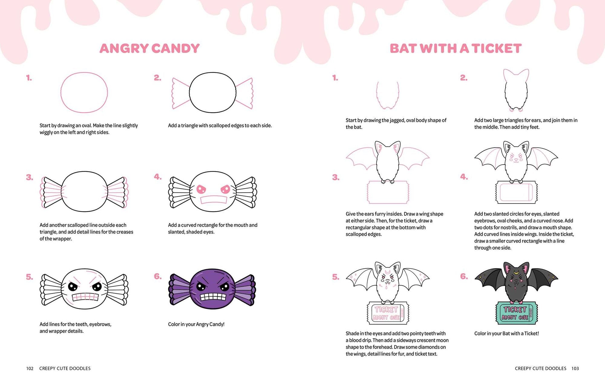 Creepy Cute Doodles: How to Draw 100 Sweet & Spooky Designs