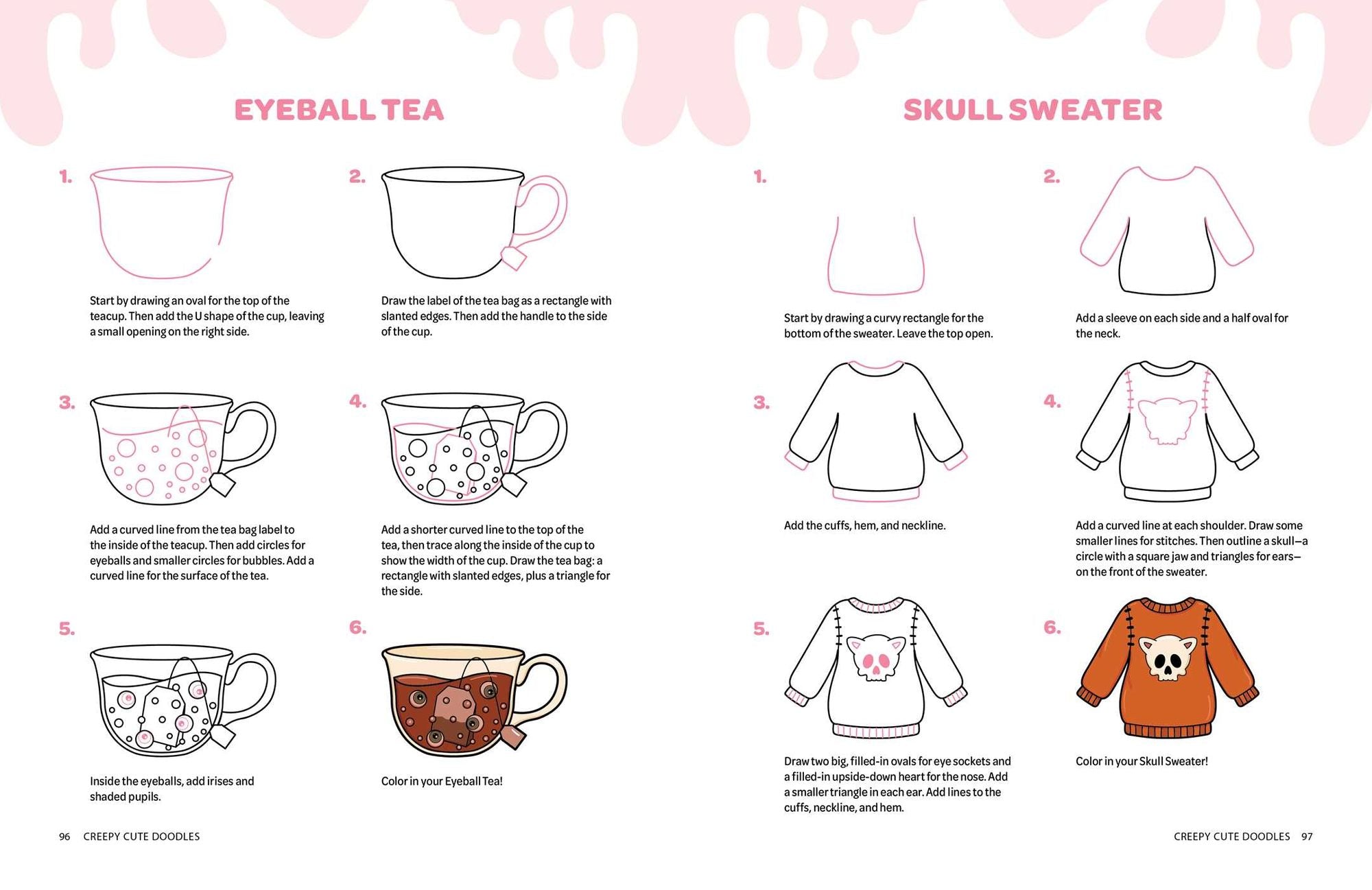 Creepy Cute Doodles: How to Draw 100 Sweet & Spooky Designs