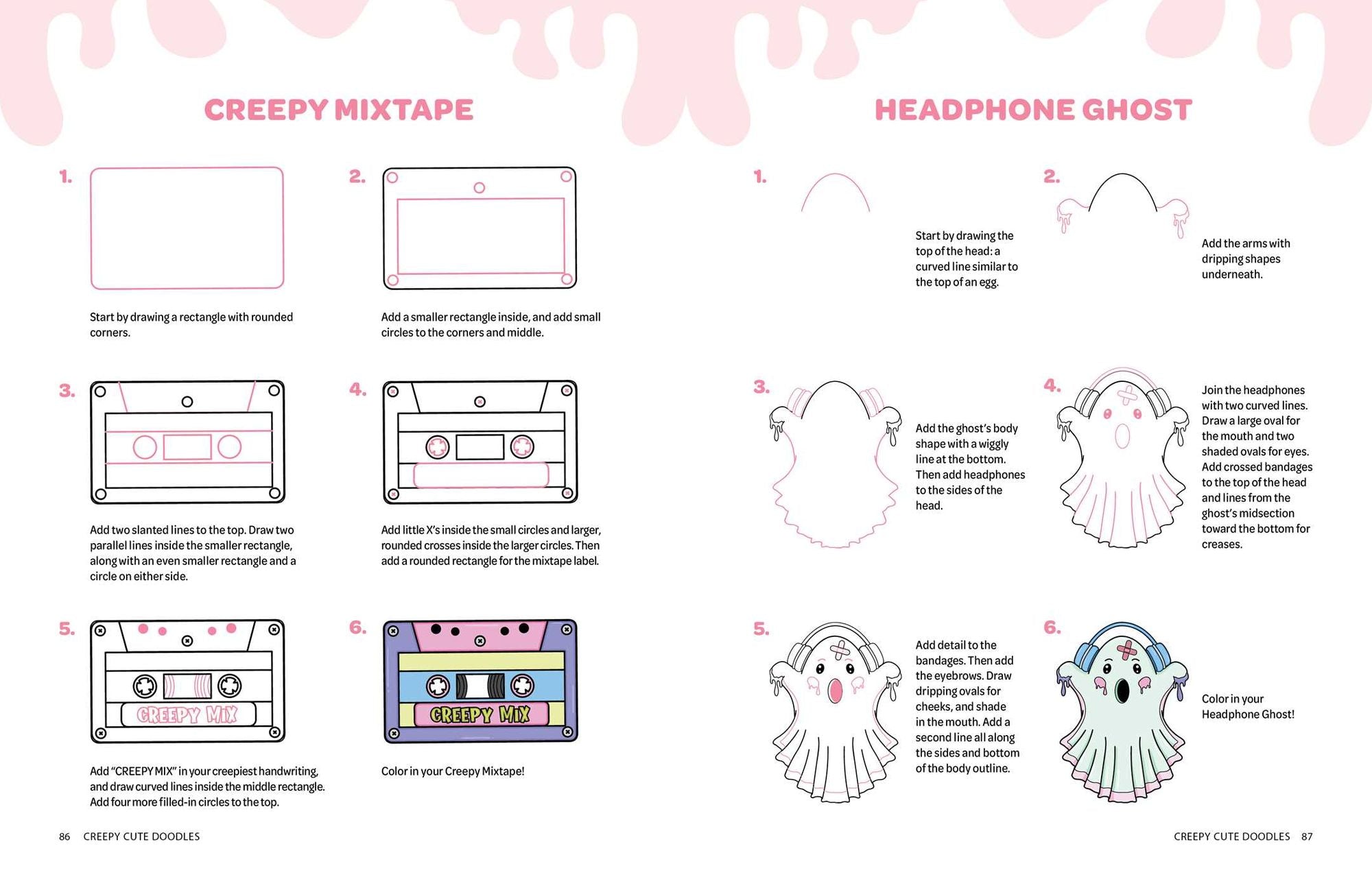 Creepy Cute Doodles: How to Draw 100 Sweet & Spooky Designs