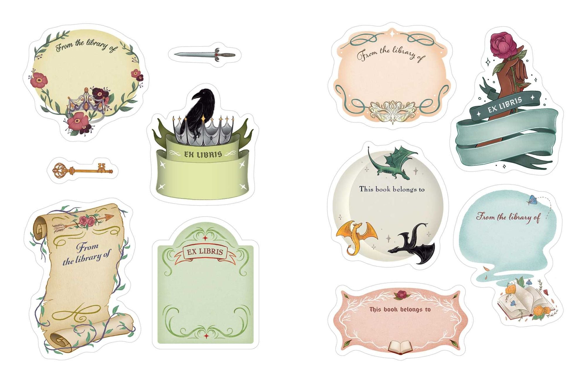 Fall in Love & Save the World: A Romantasy Sticker Book