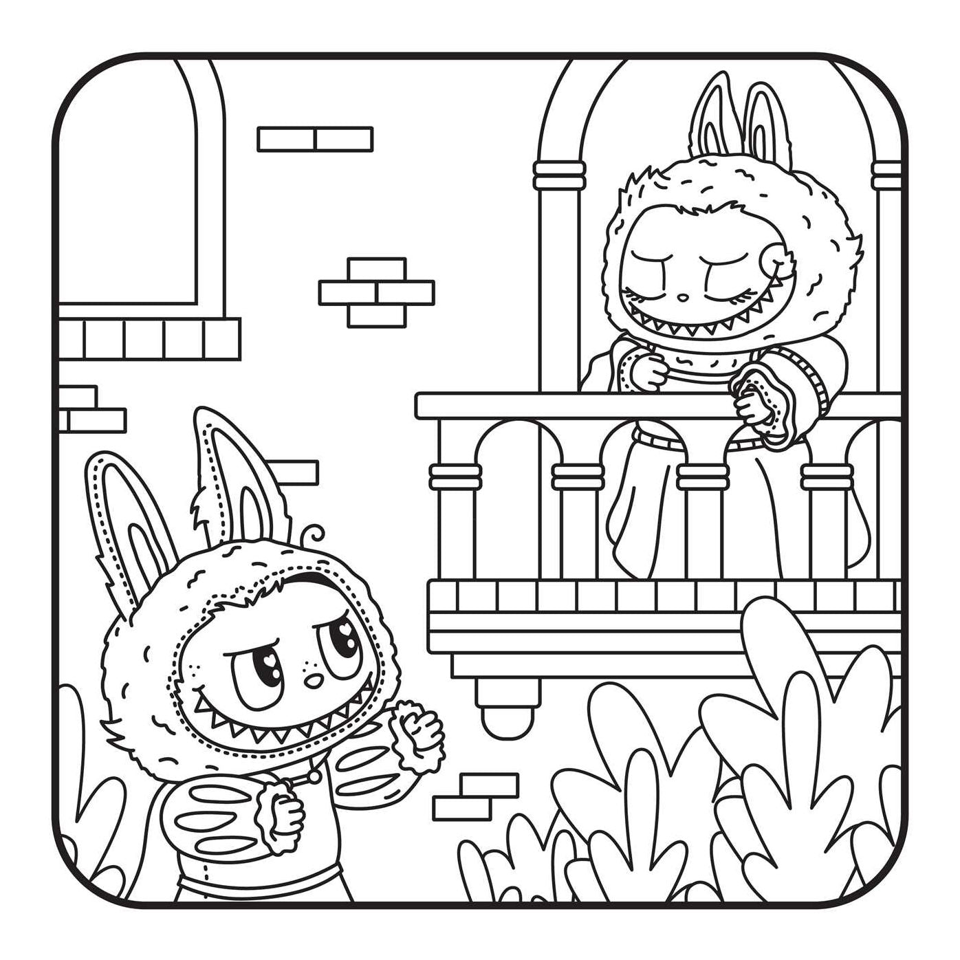 The Lafufu in Love Coloring Book