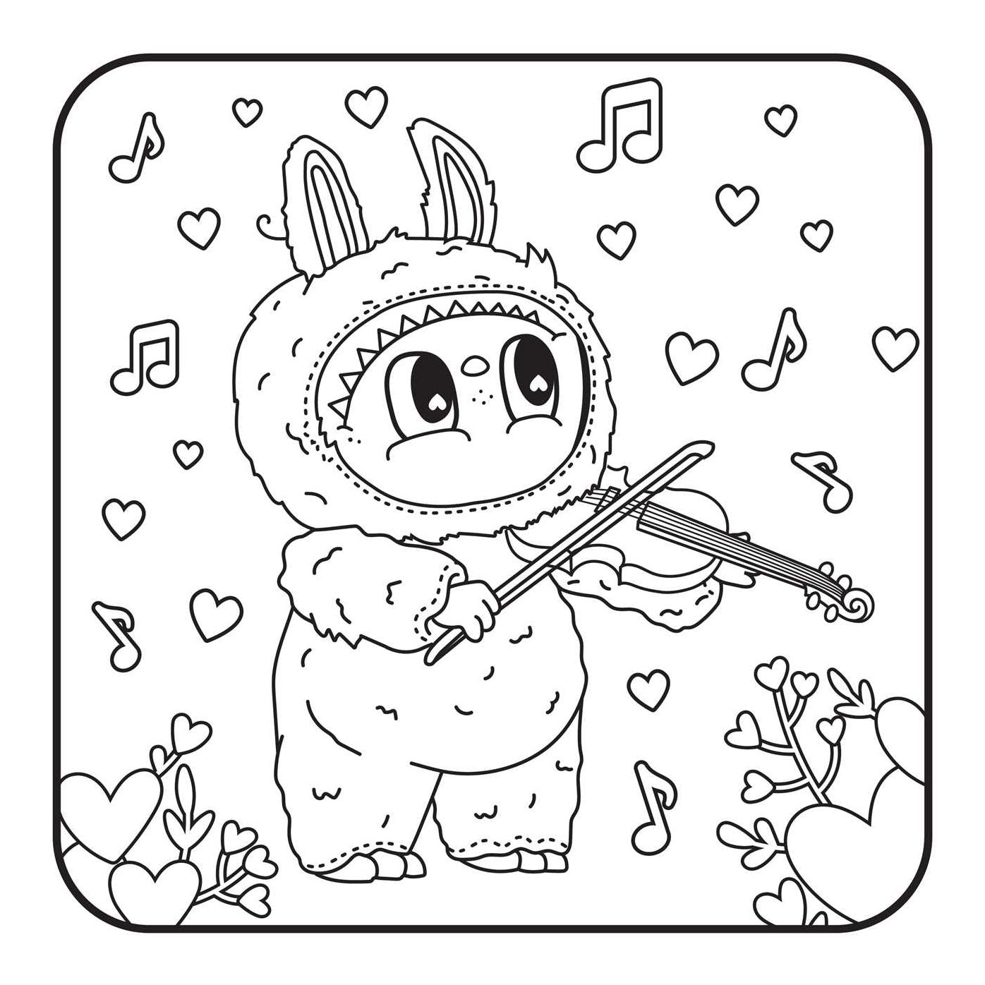 The Lafufu in Love Coloring Book