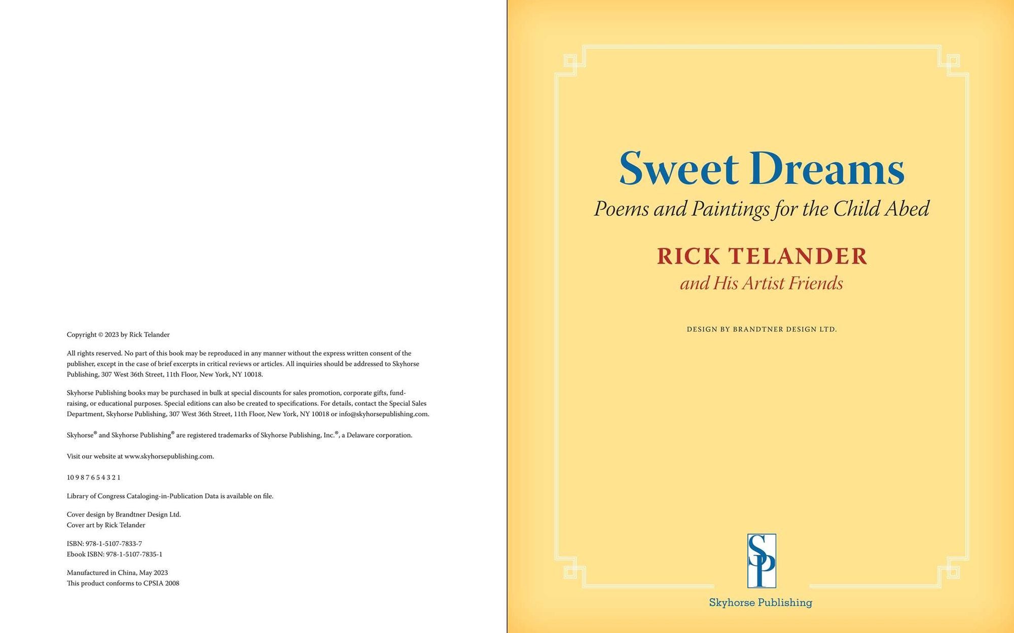 Sweet Dreams: Poems and Paintings for the Child Abed