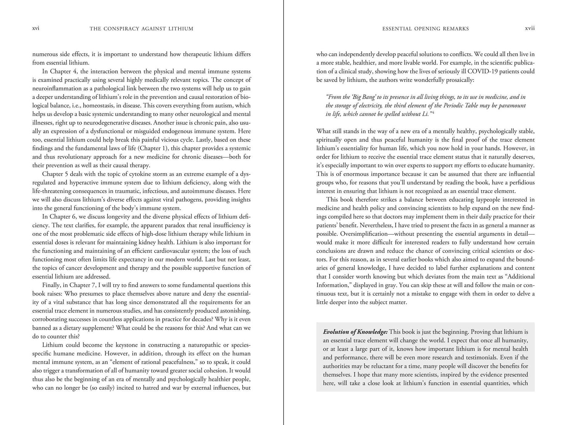 The Conspiracy Against Lithium: The Suppressed Essential Nutrient and its Benefits for Mental Health