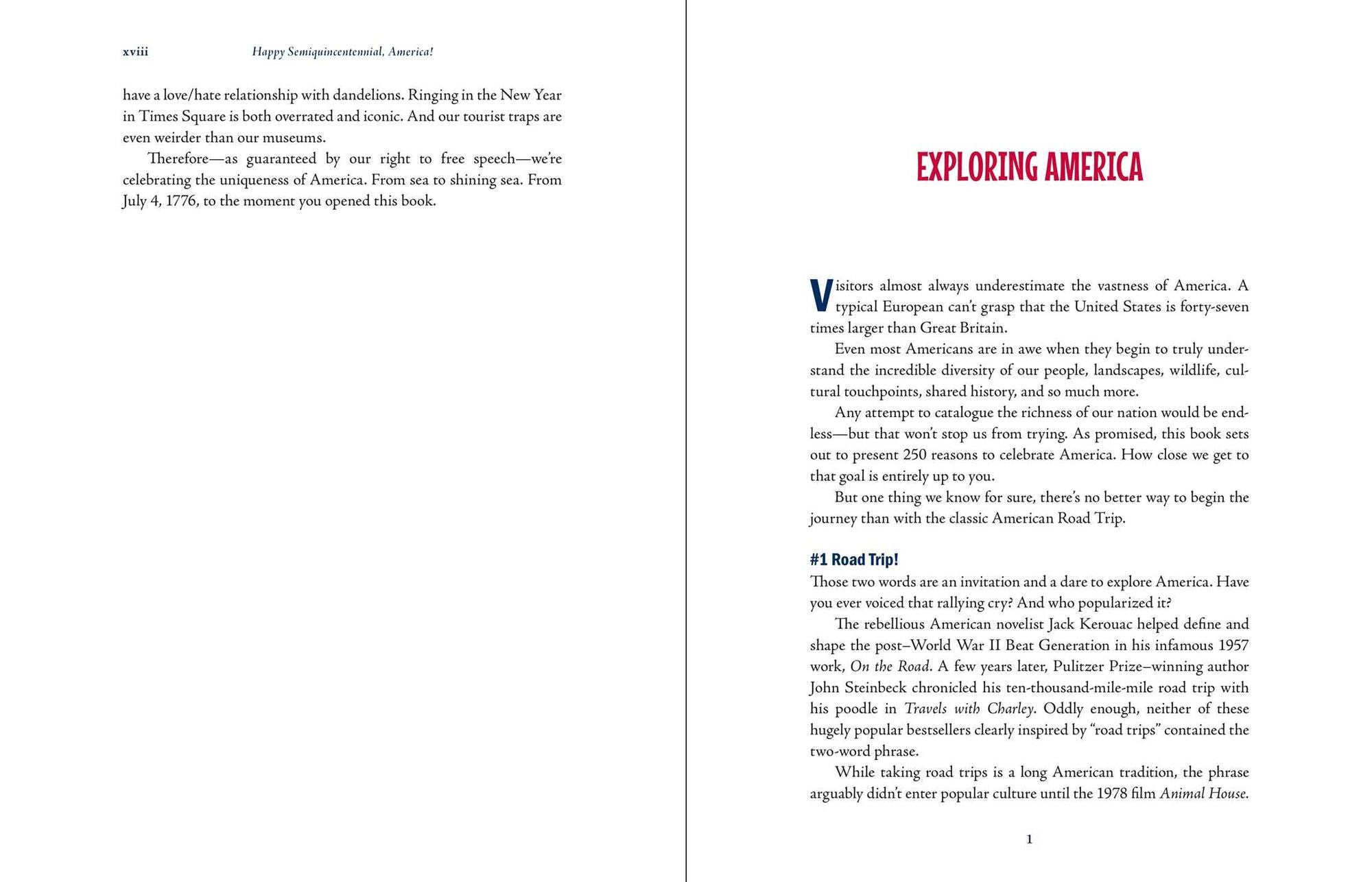 Happy Semiquincentennial, America!: 250 Reasons Why America Is Still Worth Celebrating