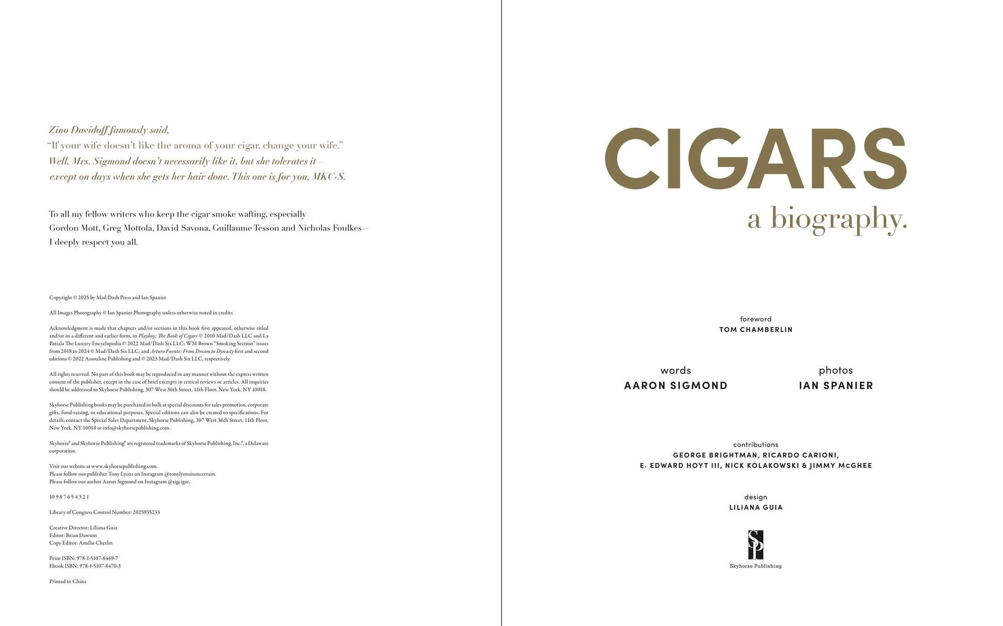 Cigars: A Biography