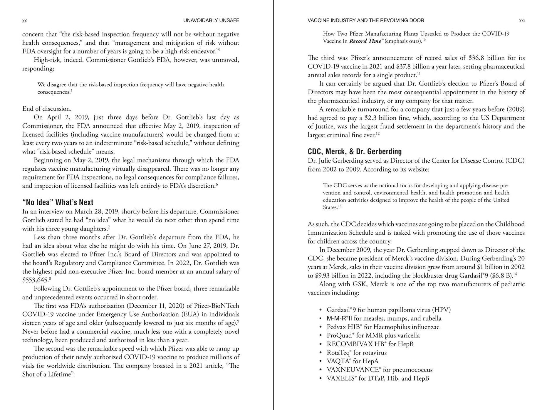 Unavoidably Unsafe for Adults: A Physician's Guide to Vaccine Safety, Effectiveness, and Your Right to Choose