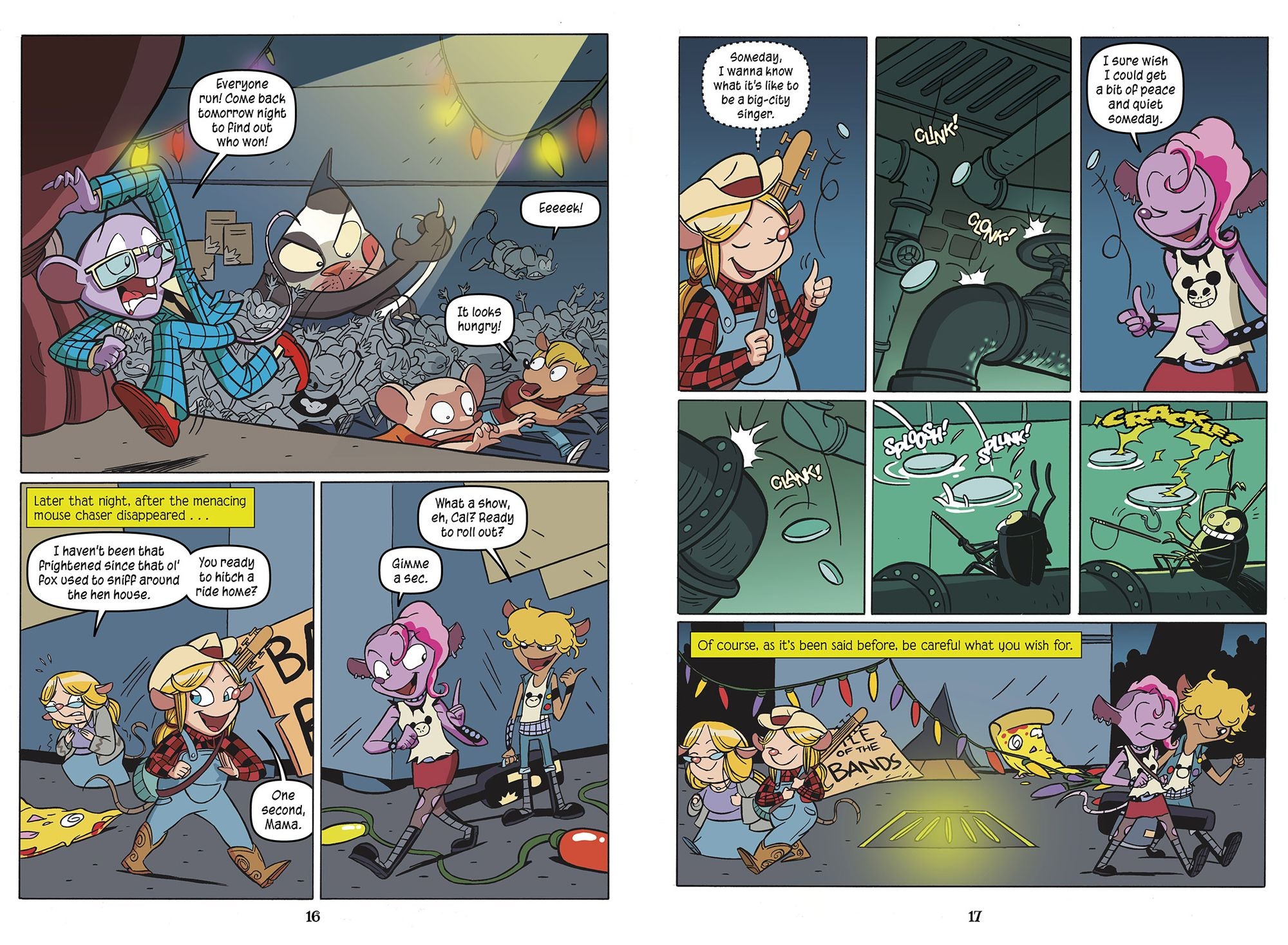 Punk Rock Mouse and Country Mouse: A Graphic Novel
