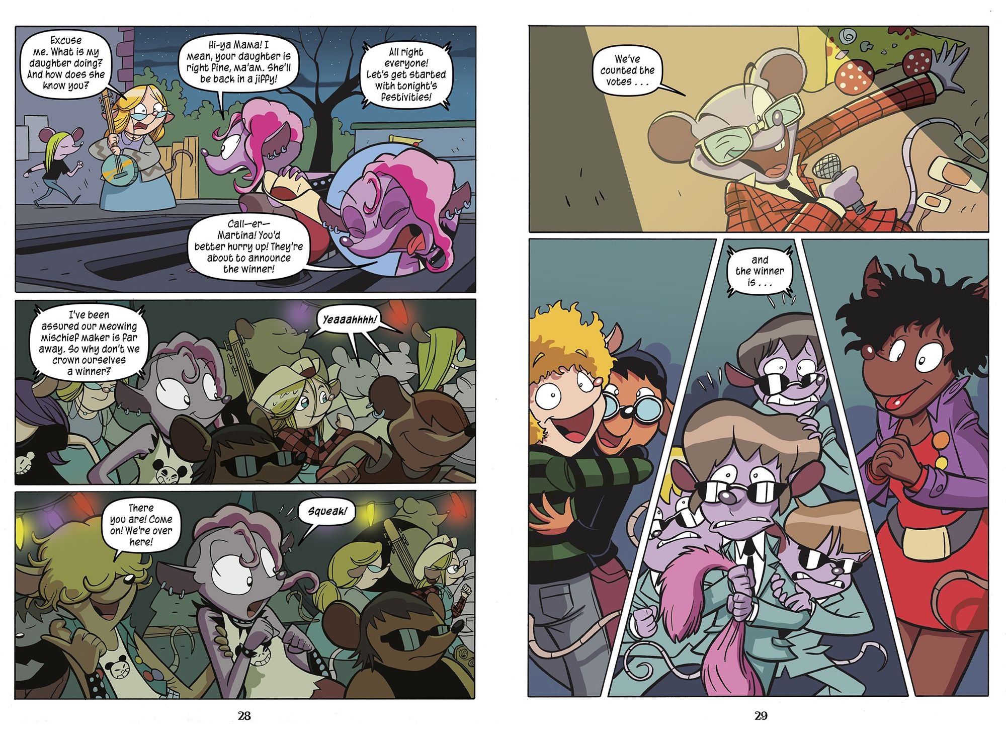 Punk Rock Mouse and Country Mouse: A Graphic Novel