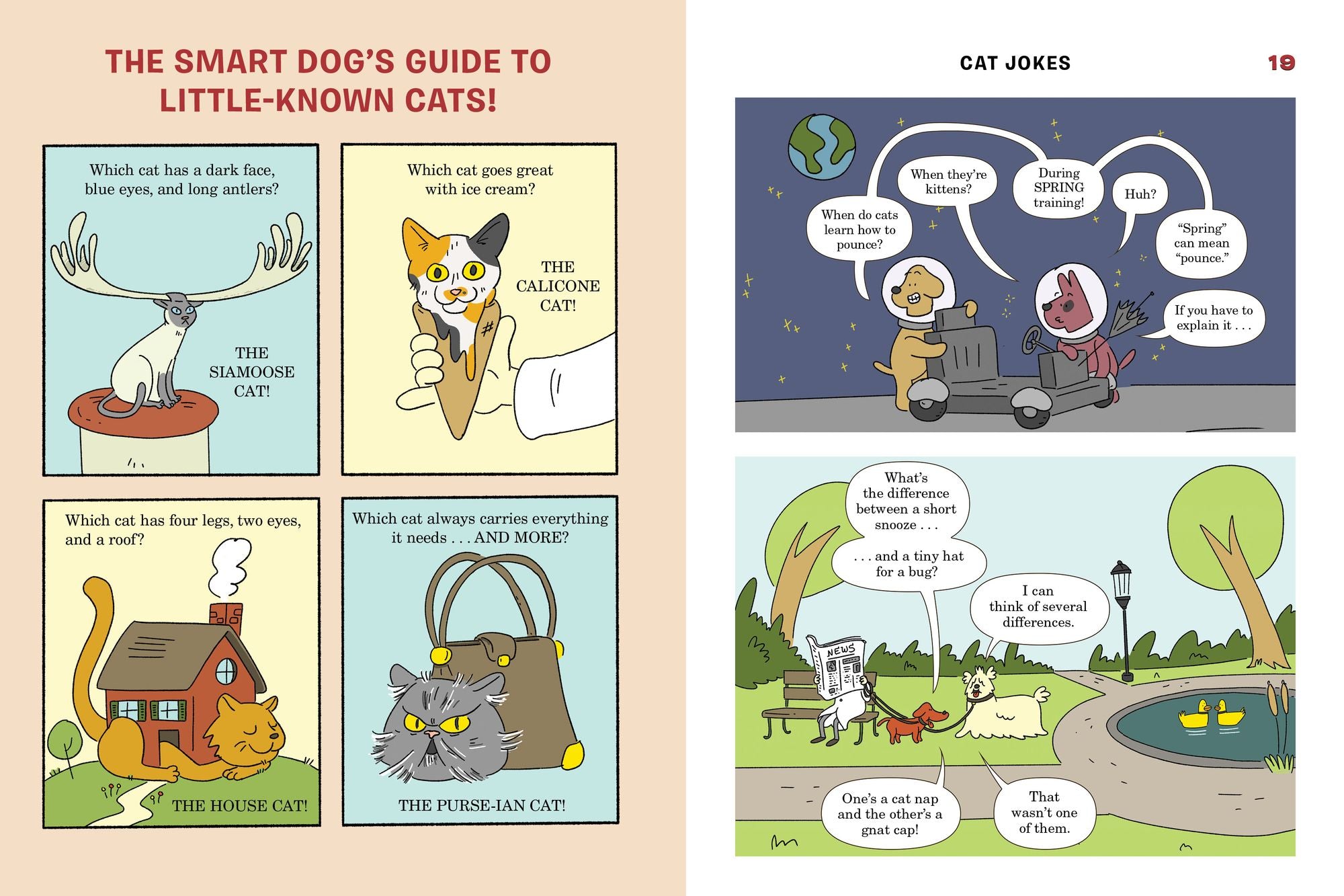 Cat Jokes vs. Dog Jokes/Dog Jokes vs. Cat Jokes: A Read-from-Both-Sides Comic Book