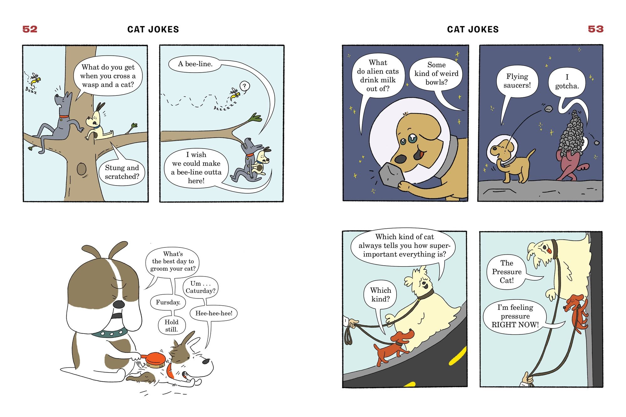 Cat Jokes vs. Dog Jokes/Dog Jokes vs. Cat Jokes: A Read-from-Both-Sides Comic Book