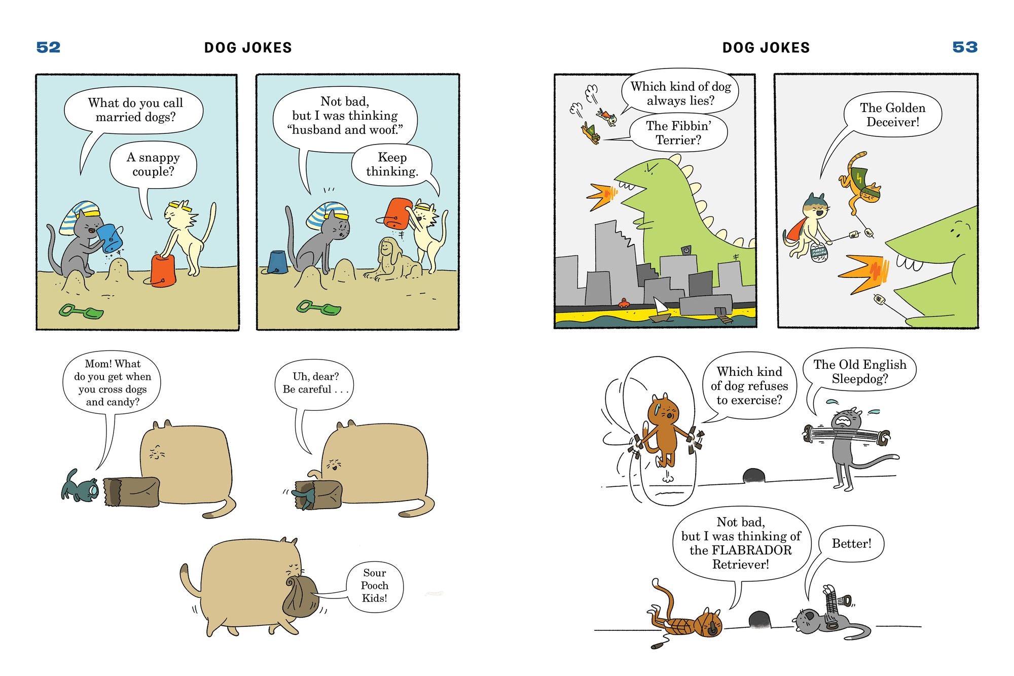 Cat Jokes vs. Dog Jokes/Dog Jokes vs. Cat Jokes: A Read-from-Both-Sides Comic Book