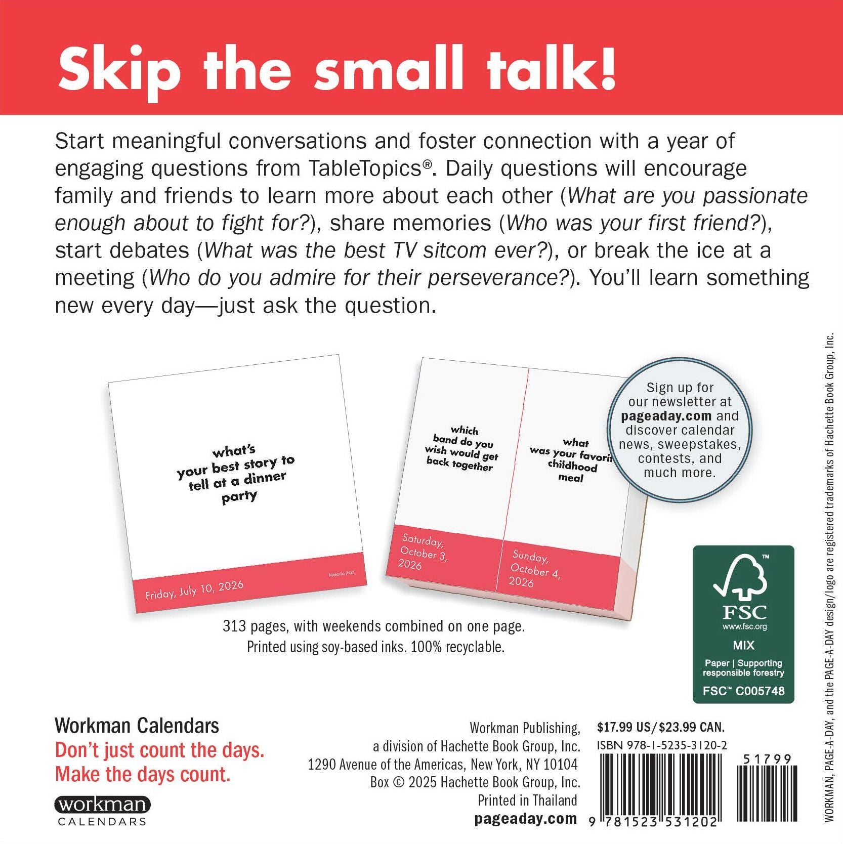 2026 Question a Day Page-A-Day Calendar