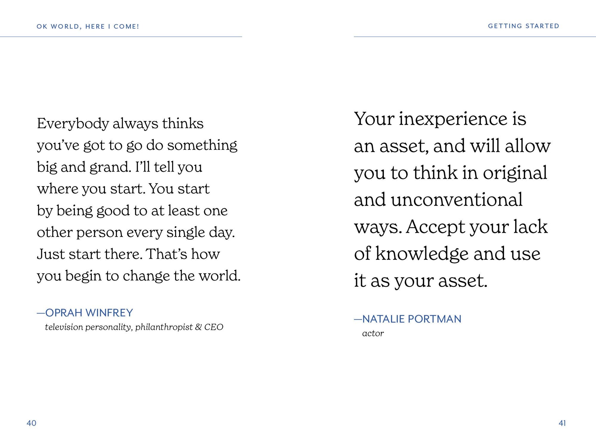 OK World, Here I Come!: Inspiring Advice for the Day After Graduation