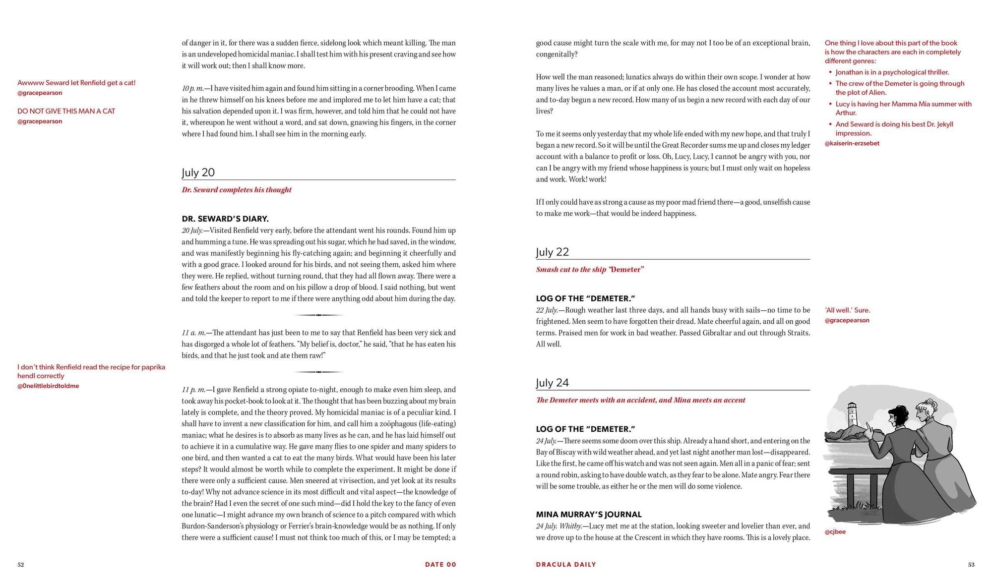 Dracula Daily: Reading Bram Stoker's Dracula in Real Time With Commentary by the Internet