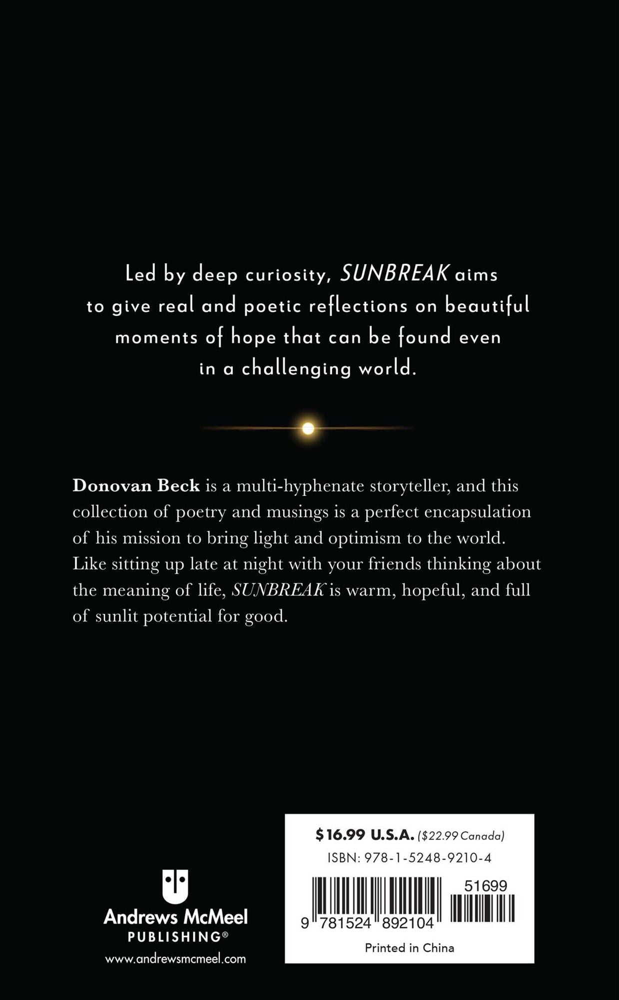 Sunbreak: Notes on Hope