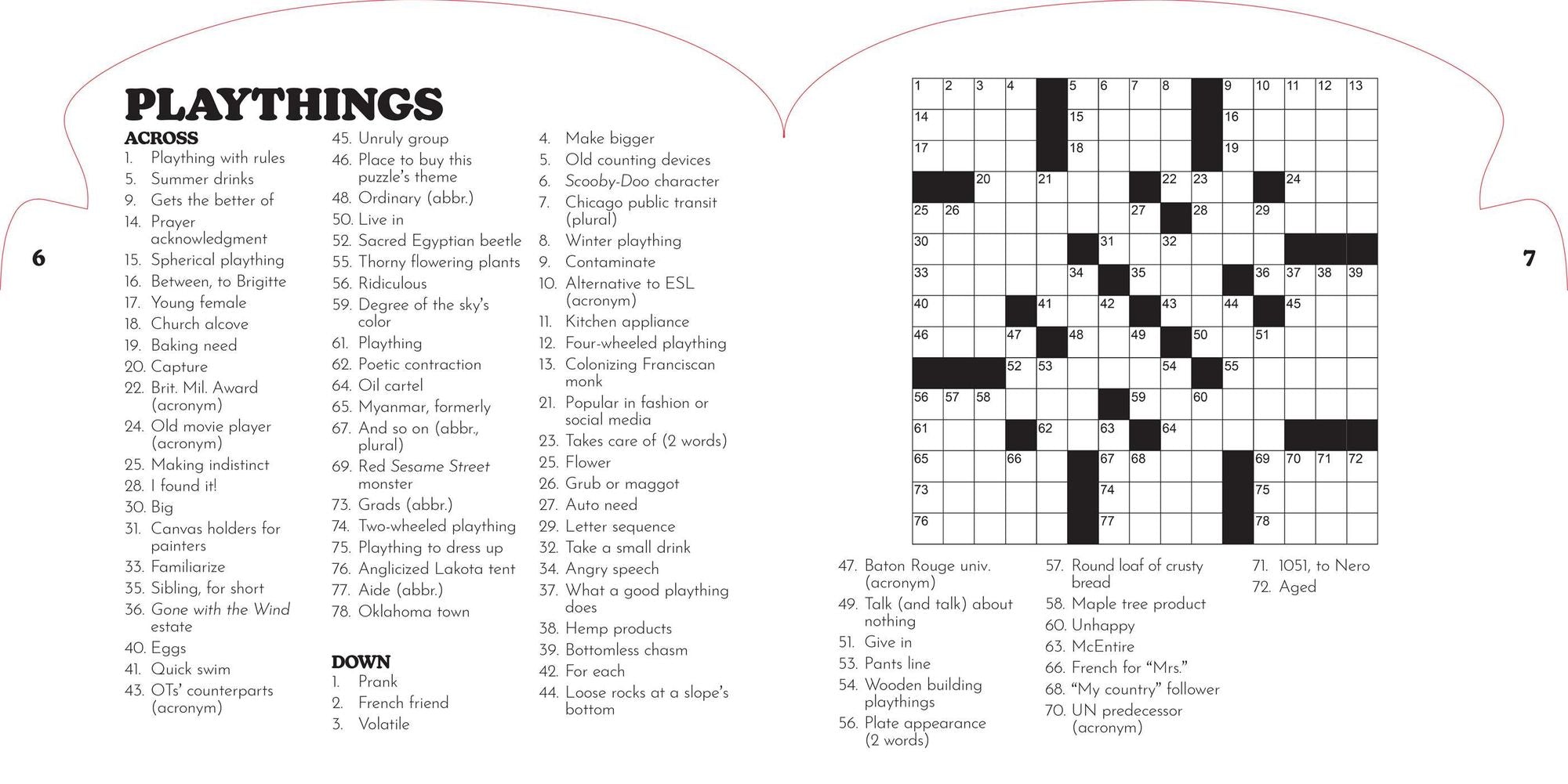 Armchair Puzzlers: Large Print Crosswords