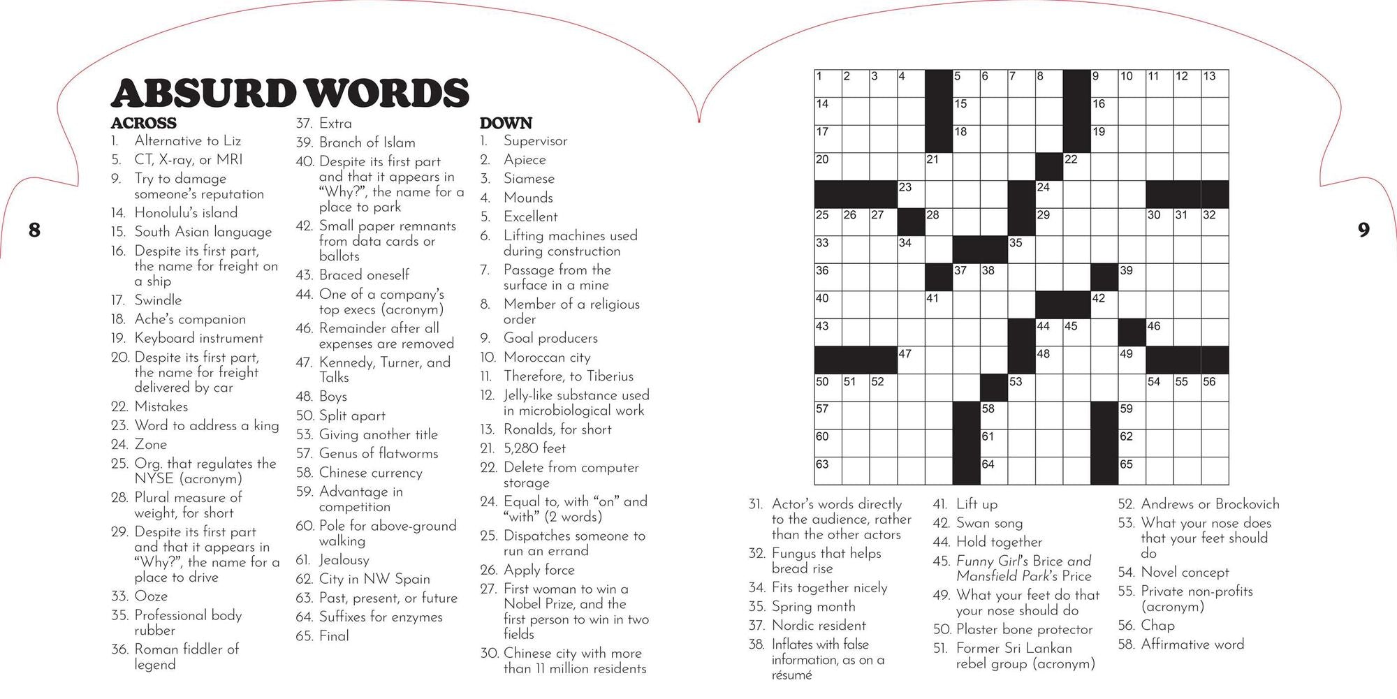 Armchair Puzzlers: Large Print Crosswords