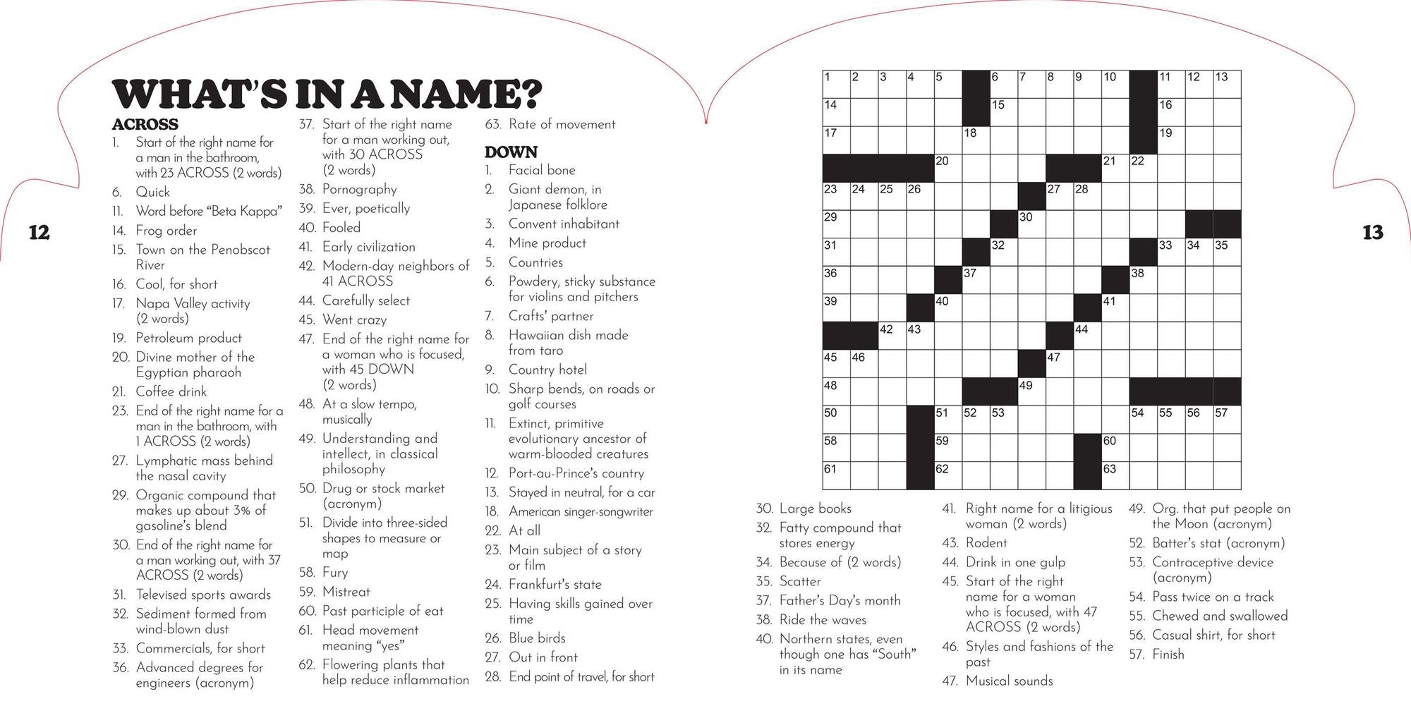 Armchair Puzzlers: Large Print Crosswords