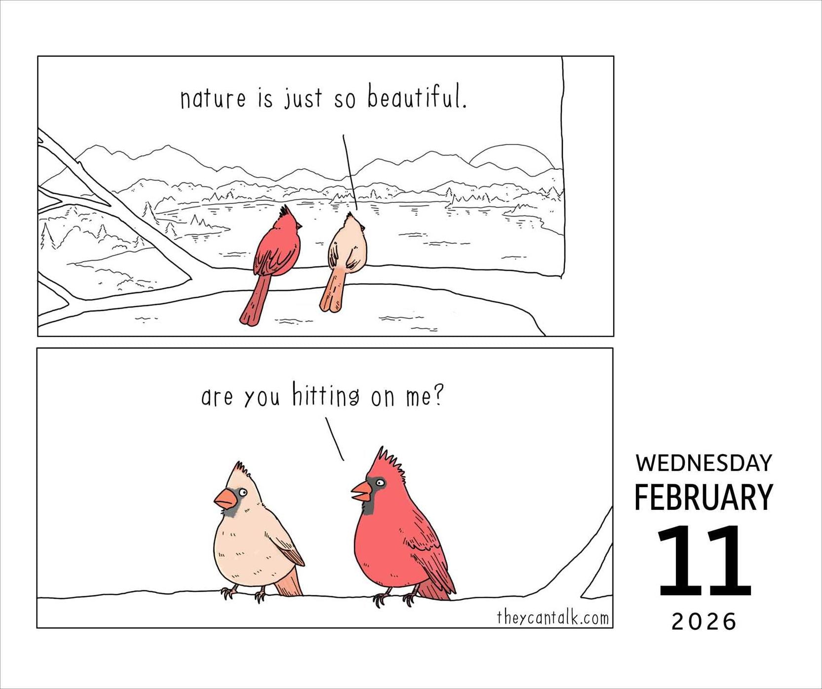 2026 They Can Talk Comics Day-to-Day Calendar