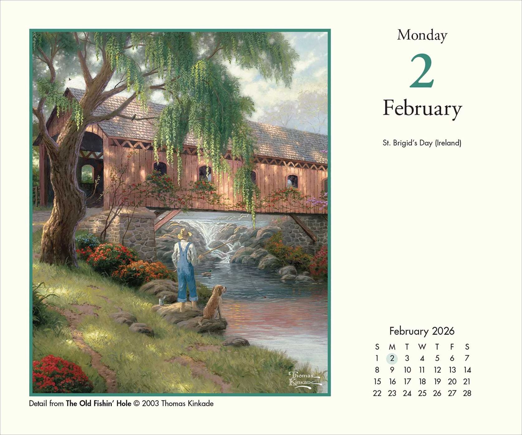 2026 Thomas Kinkade Studios Day-to-Day Calendar