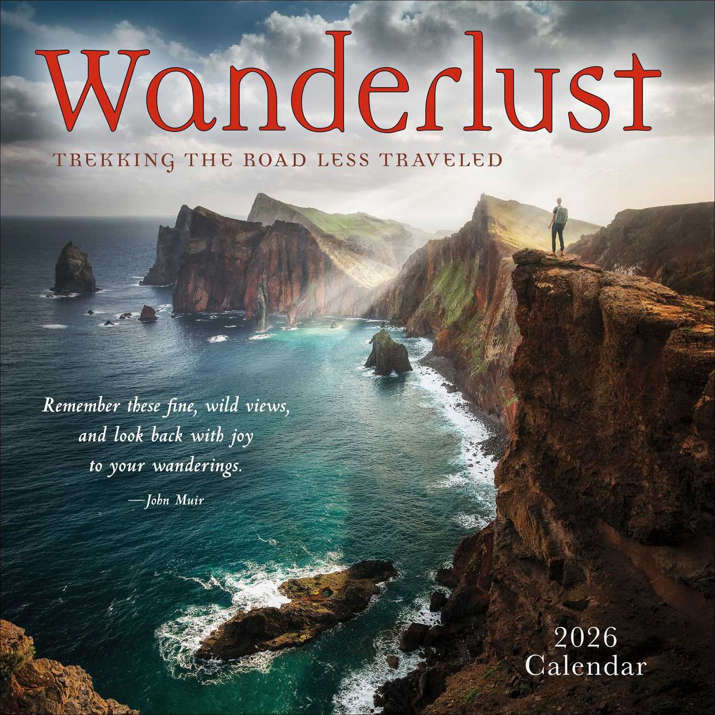 2026 Wanderlust Wall Calendar