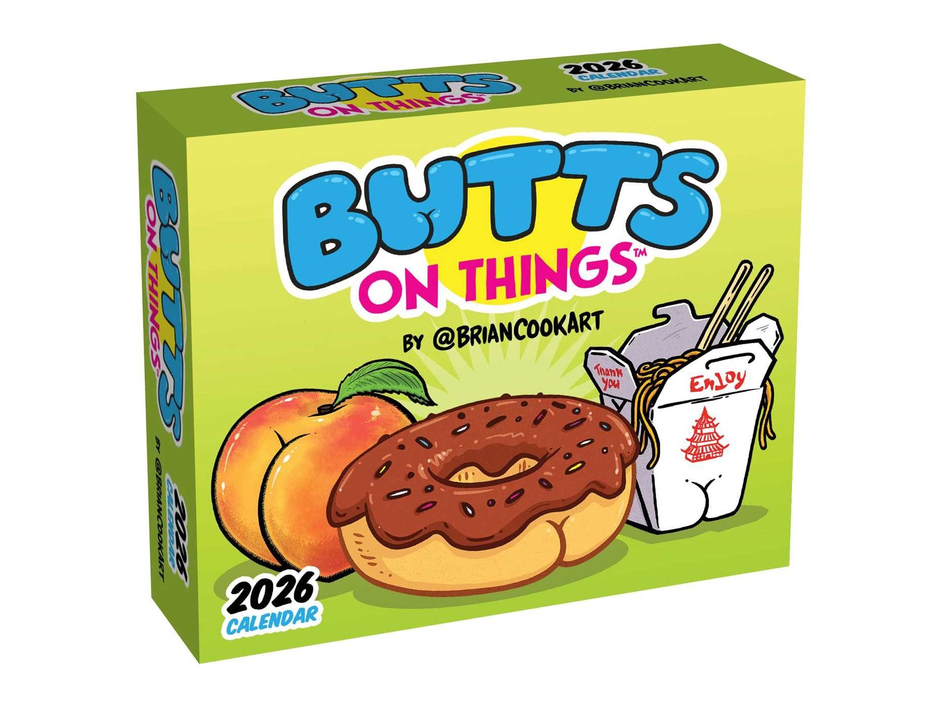 2026 Butts on Things Day-to-Day Calendar