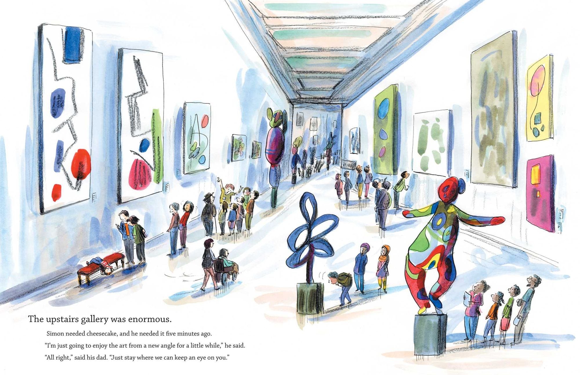 Simon at the Art Museum