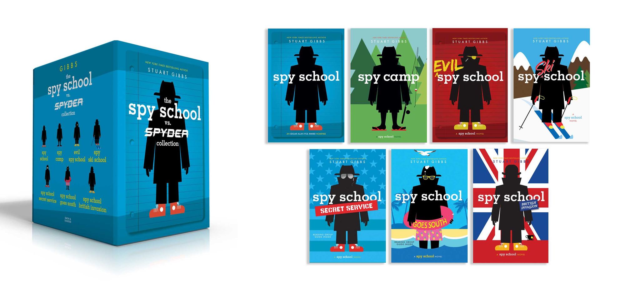 The Spy School vs. SPYDER Collection (Boxed Set): Spy School; Spy Camp; Evil Spy School; Spy Ski School; Spy School Secret Service; Spy School Goes South; Spy School British Invasion