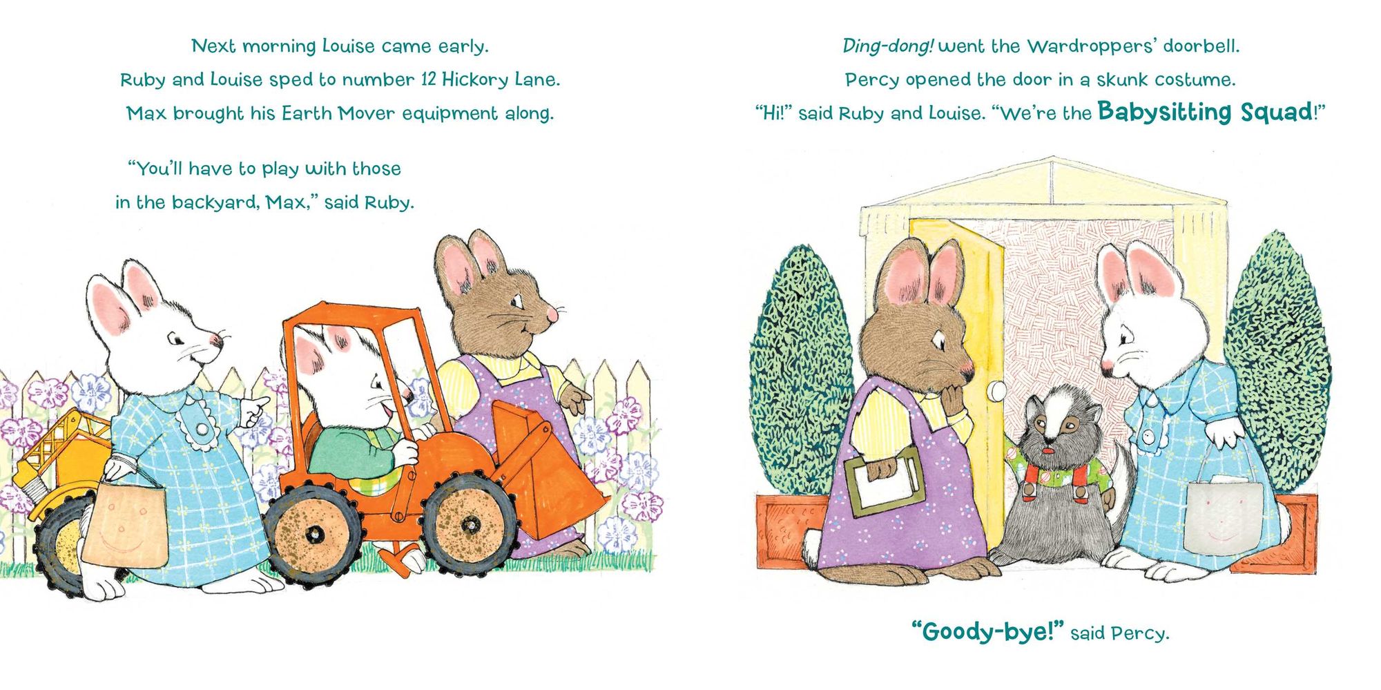 Max & Ruby and the Babysitting Squad (Max and Ruby Series)