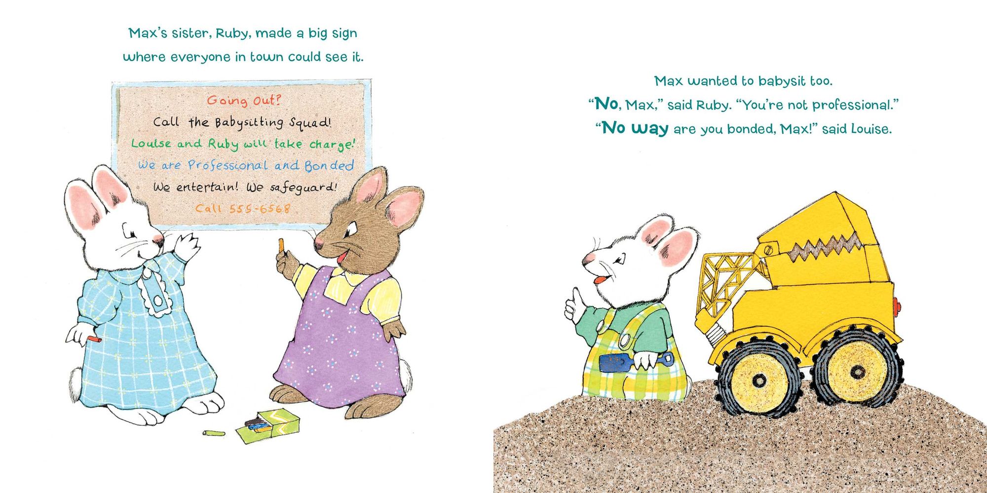 Max & Ruby and the Babysitting Squad (Max and Ruby Series)