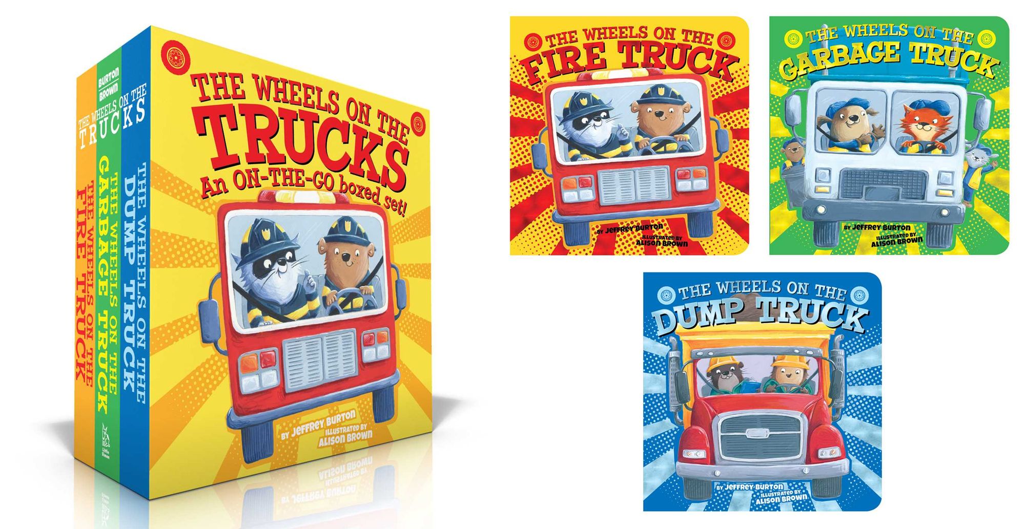 The Wheels on the Trucks (Boxed Set): The Wheels on the Fire Truck; The Wheels on the Garbage Truck; The Wheels on the Dump Truck