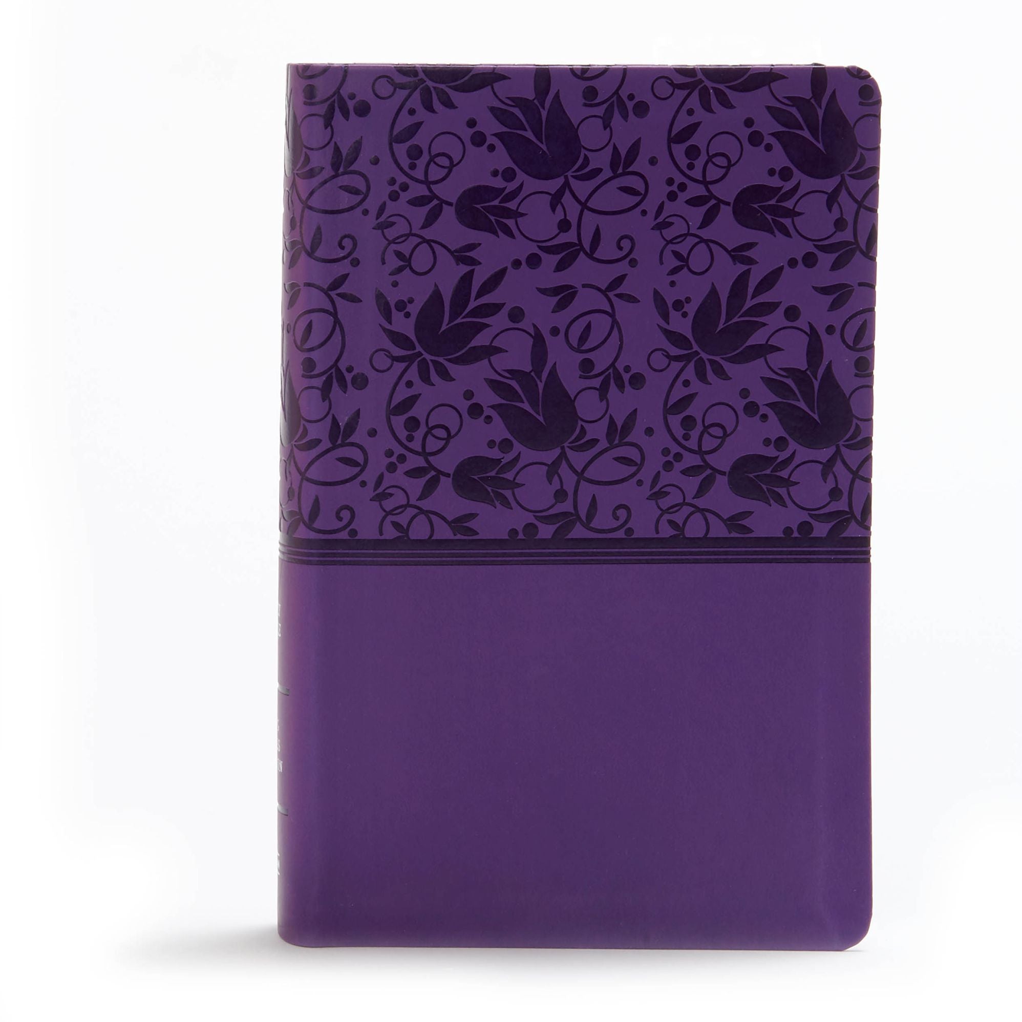 KJV Large Print Personal Size Reference Bible, Purple LeatherTouch Indexed