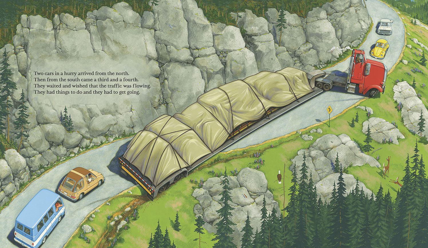 Big Truck Little Island: (A Big Rig Breakdown Sparks Clever Teamwork and Cooperation - For Kids Ages 3-7)