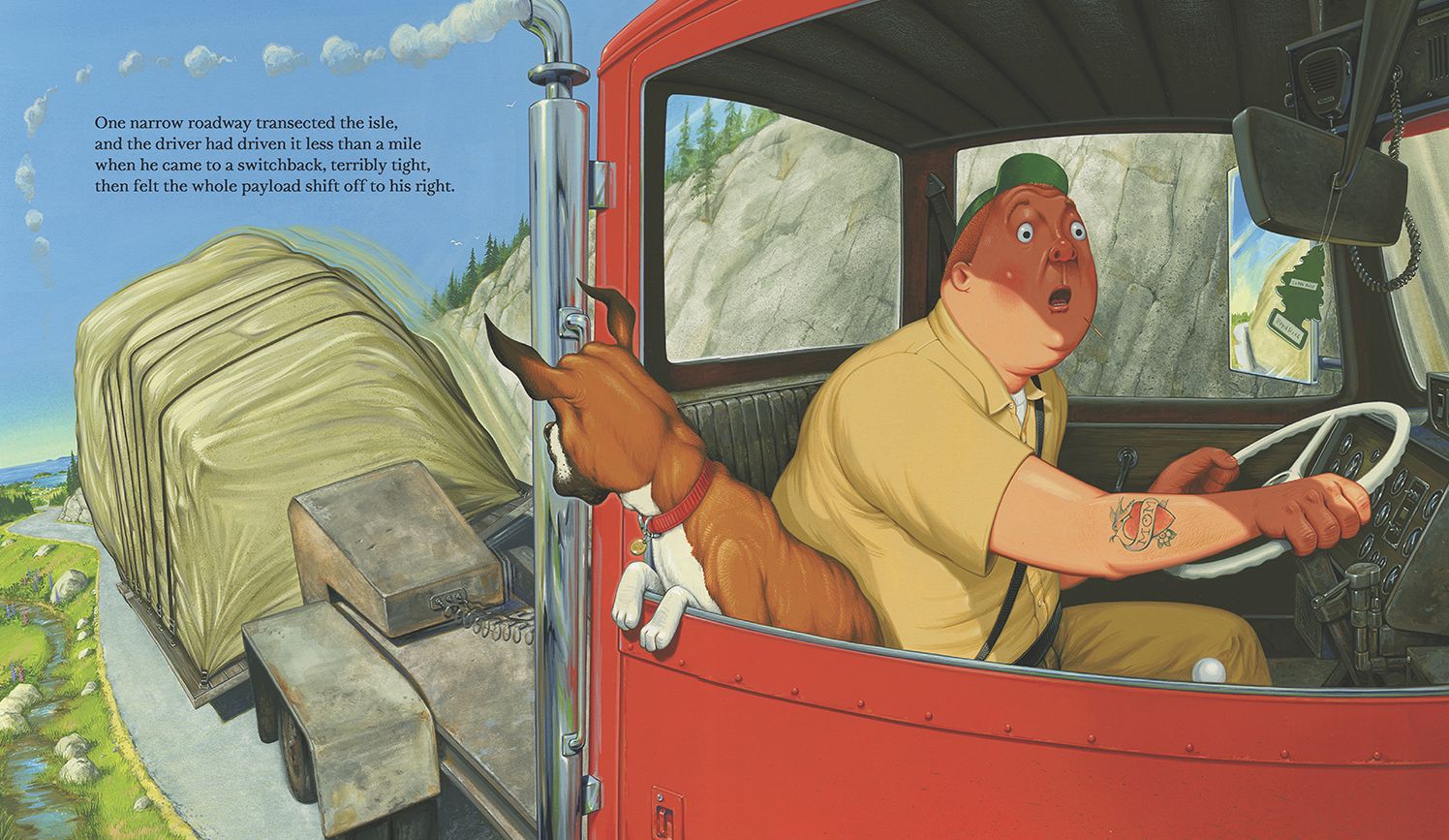 Big Truck Little Island: (A Big Rig Breakdown Sparks Clever Teamwork and Cooperation - For Kids Ages 3-7)
